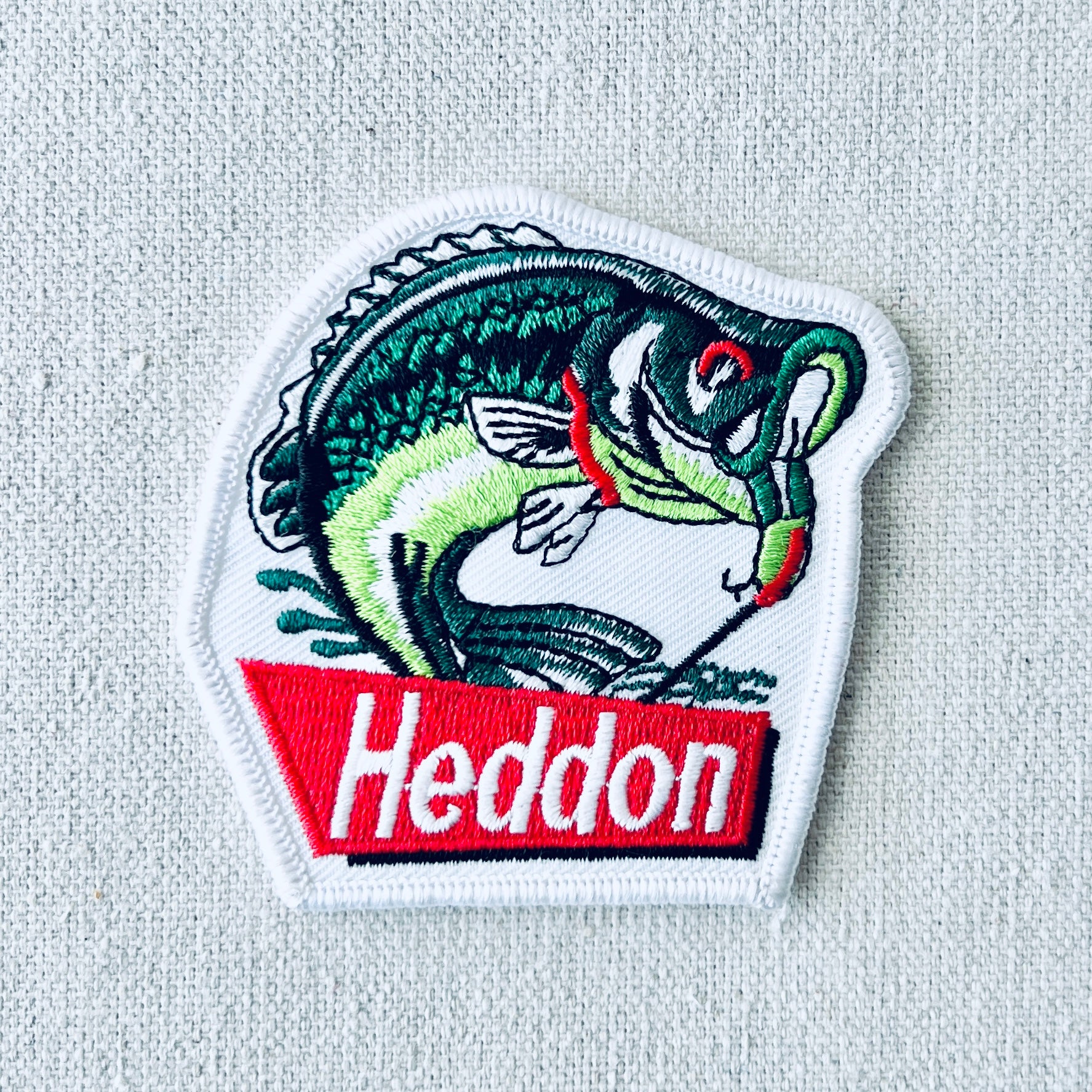 Vintage Heddon Fishing Patch