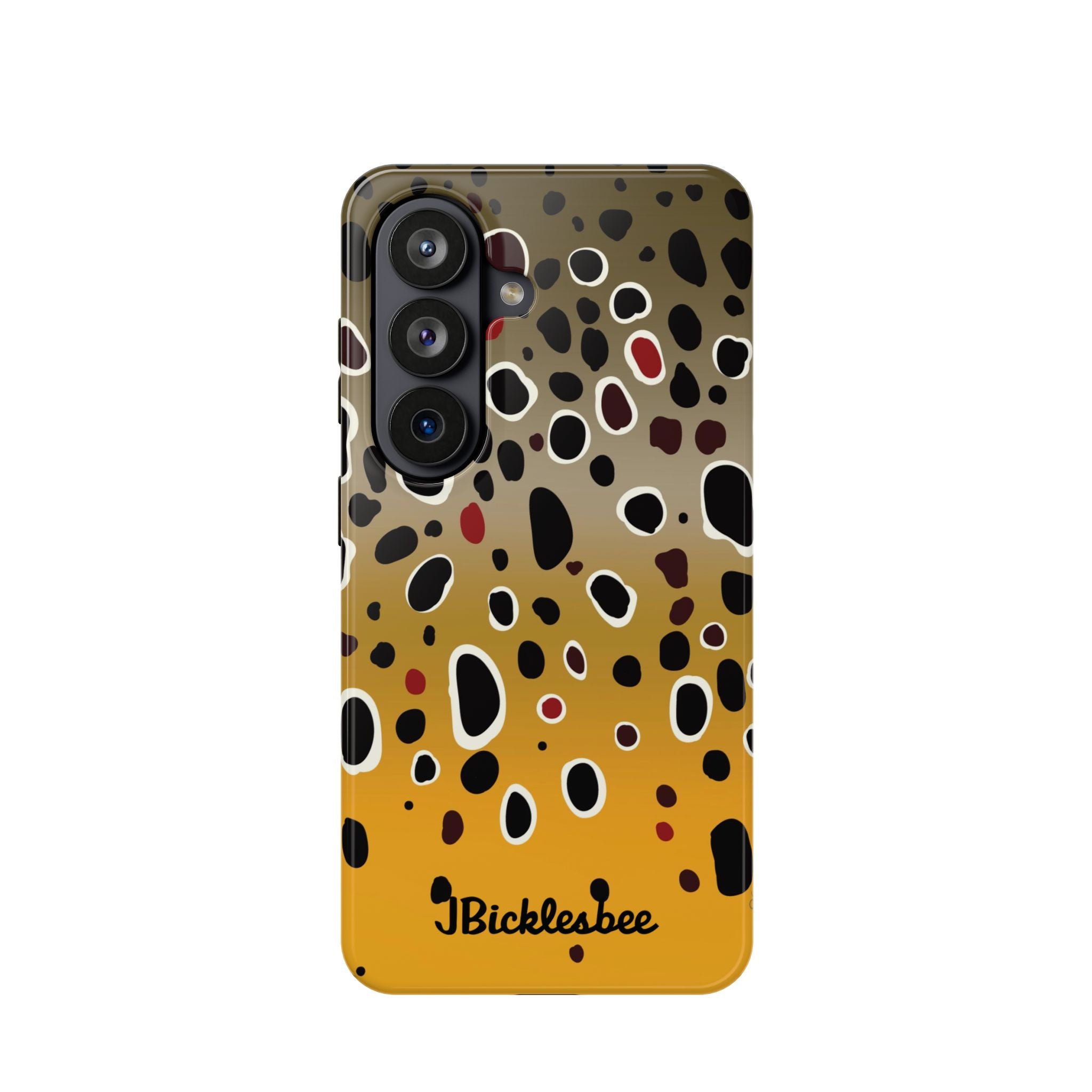 Brown Trout Pattern Samsung S26 Magnetic Tough Case