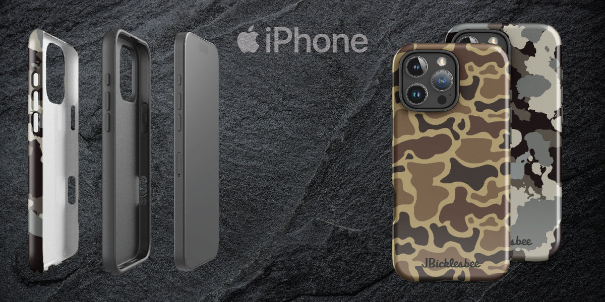 Camo iPhone tough cases