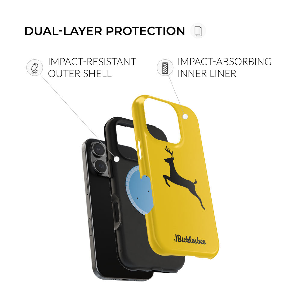dual-layer protection Deer Crossing MagSafe iPhone Case