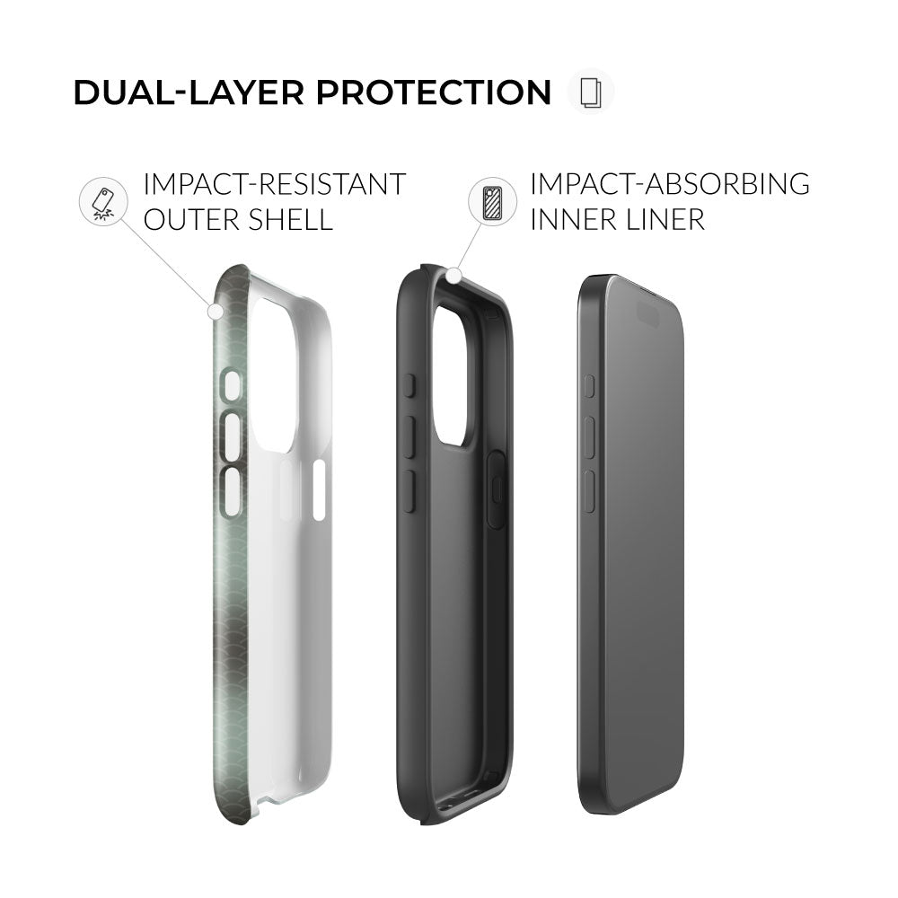 impact-absorbing bonefish iPhone tough case