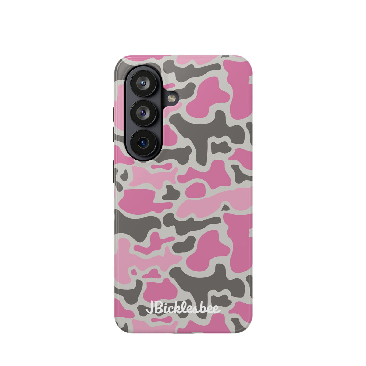 Pink Retro Duck Camo Samsung S26 Magnetic Tough Case