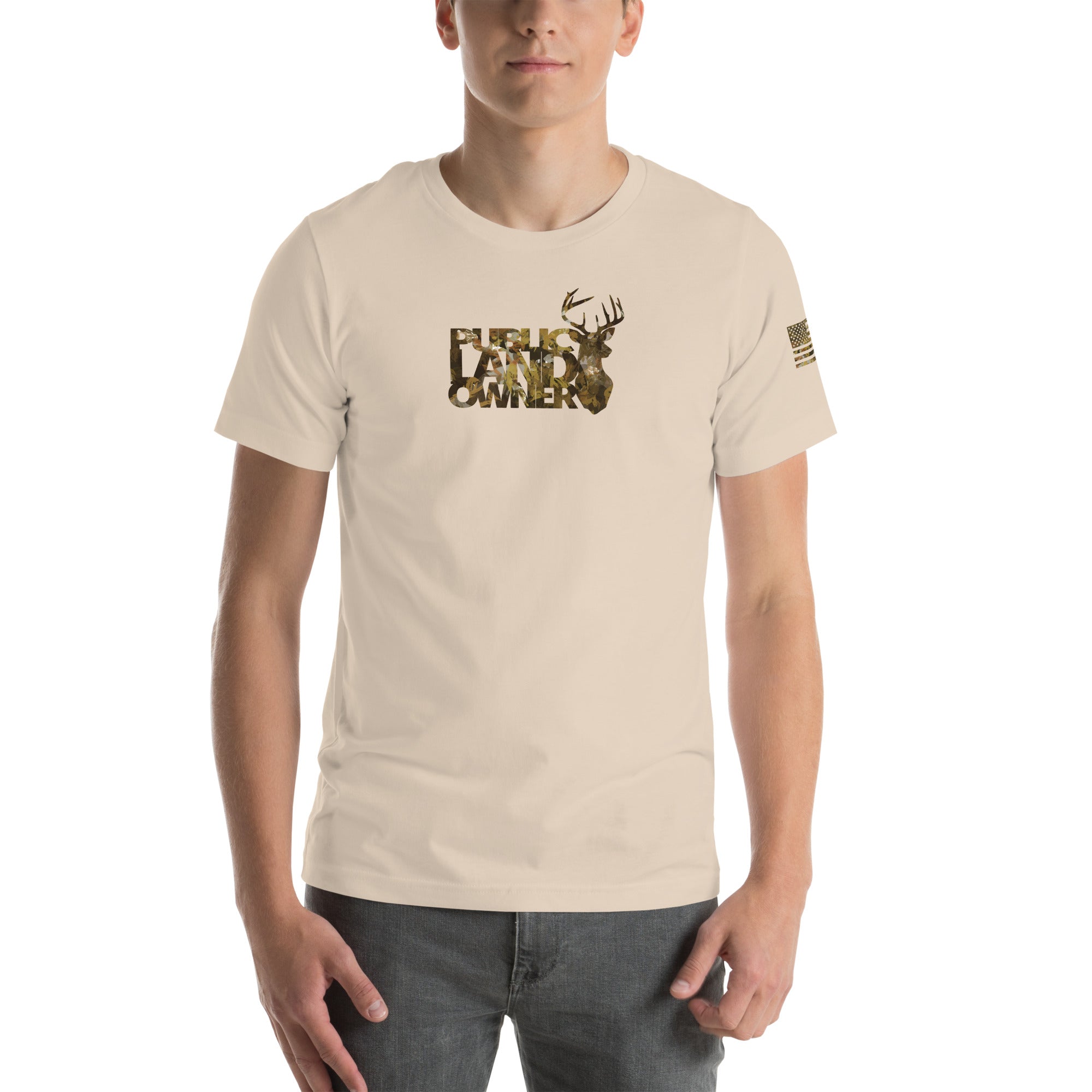 Public Land Owner T-shirt Camo front