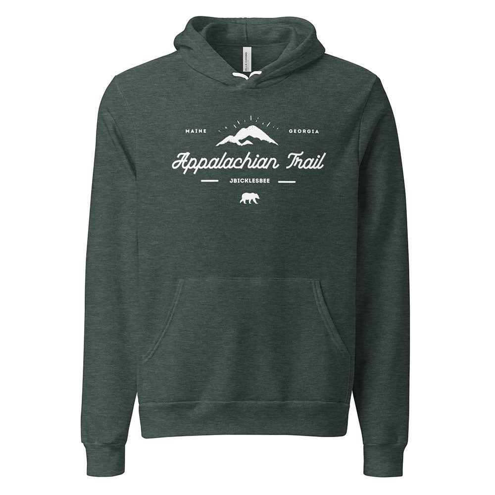 Appalachian Trail Hoodie Maine to Georgia Heather Forest