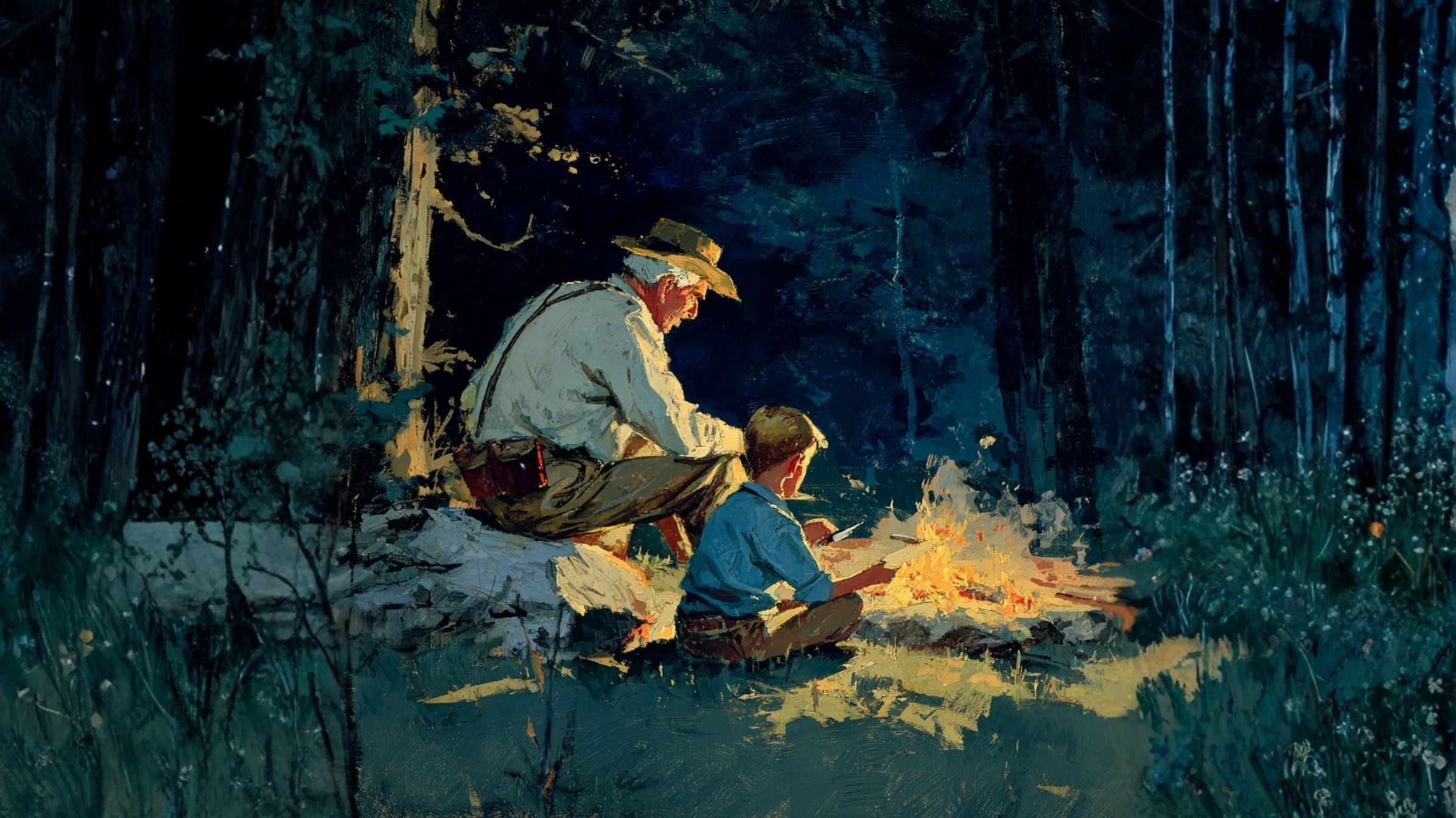 Lock back pocket knife showing locking mechanism for safe use