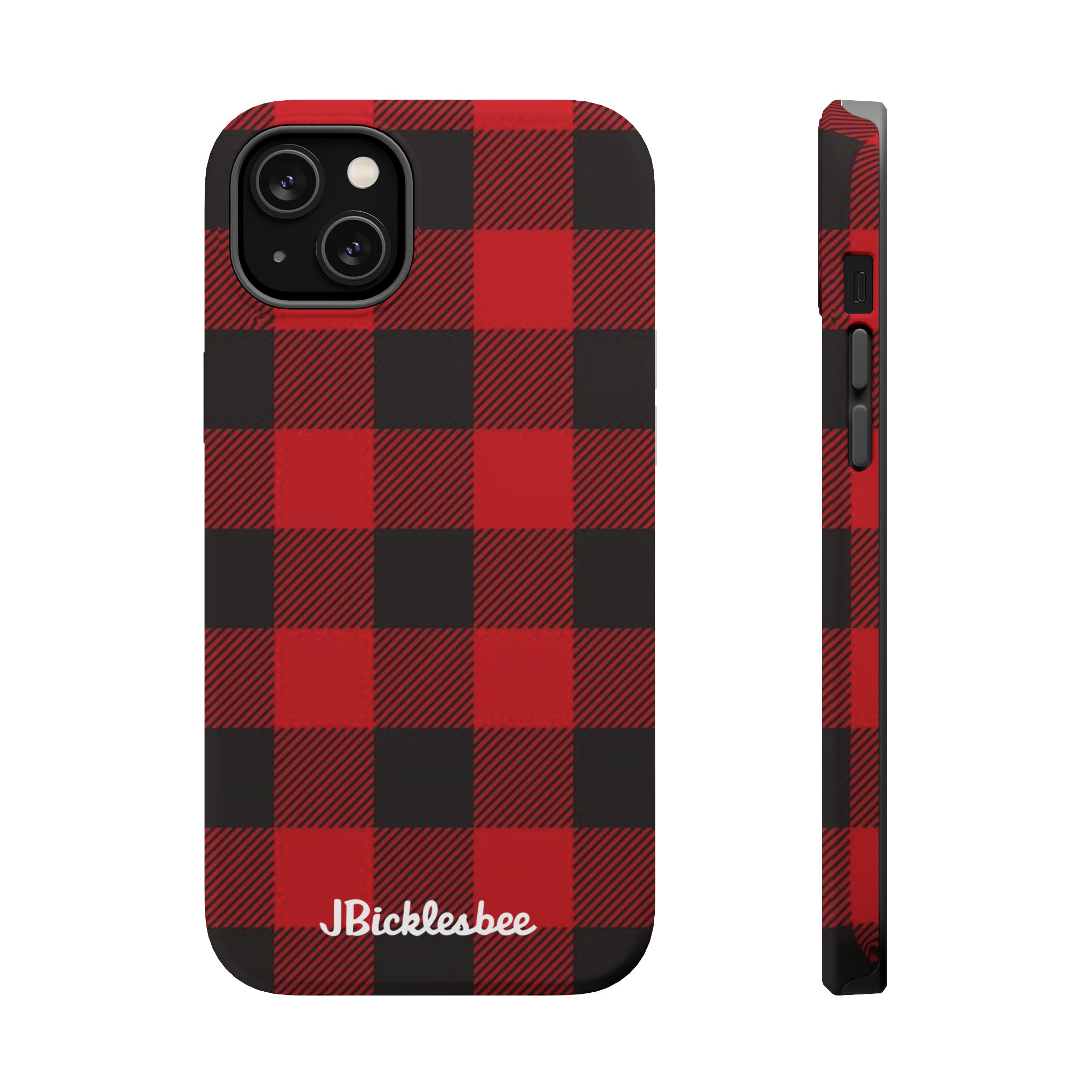 Retro Hunting Plaid Pattern MagSafe iPhone Case