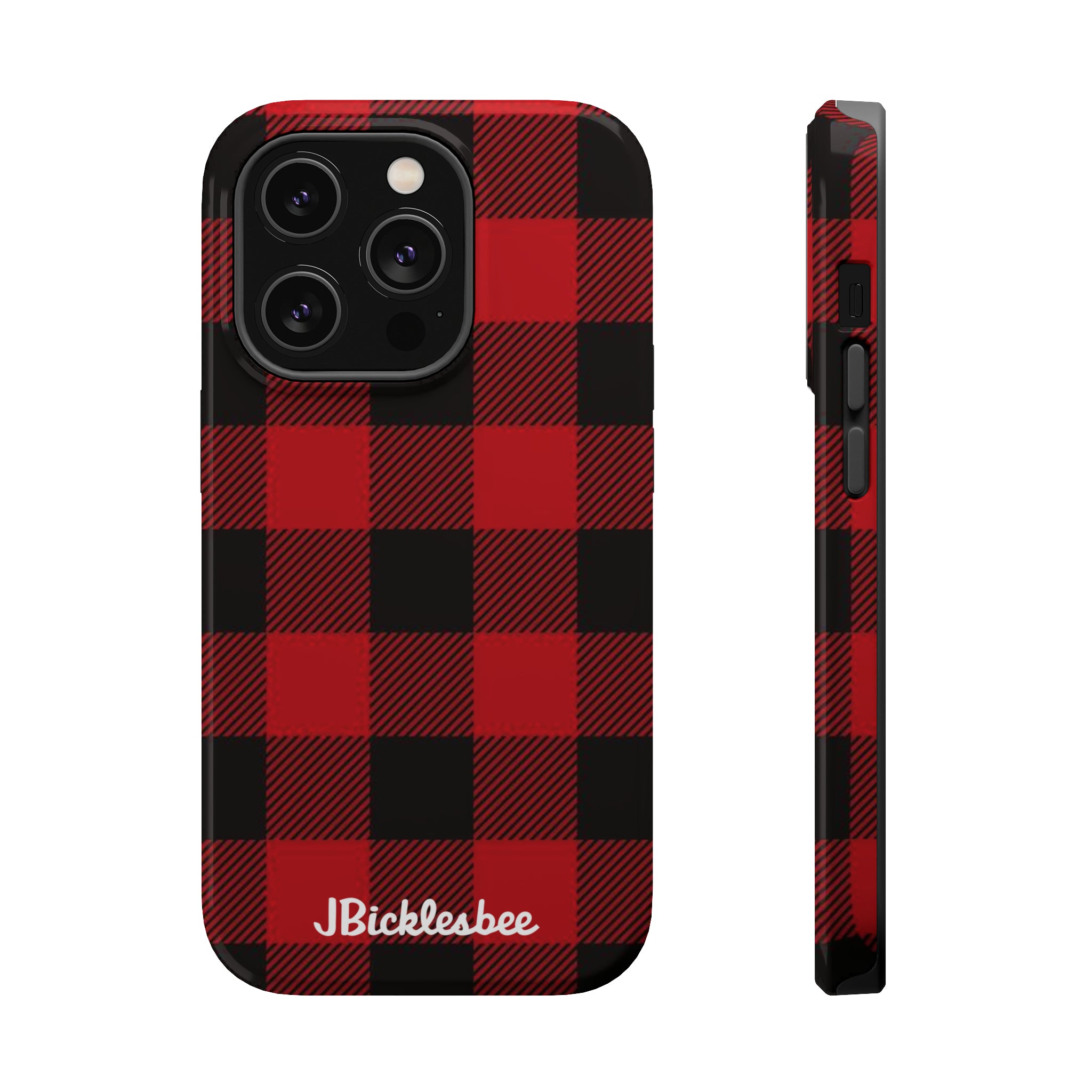 Retro Hunting Plaid Pattern MagSafe iPhone Case