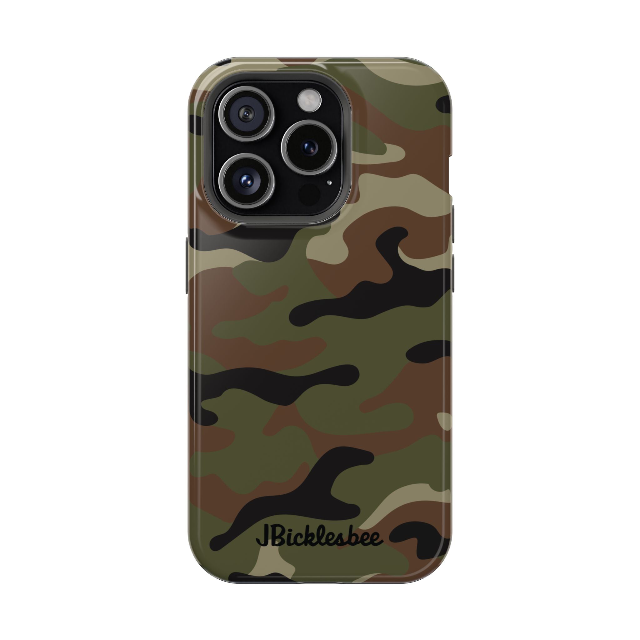 Retro Woodland Recon Camo MagSafe iPhone Tough Case