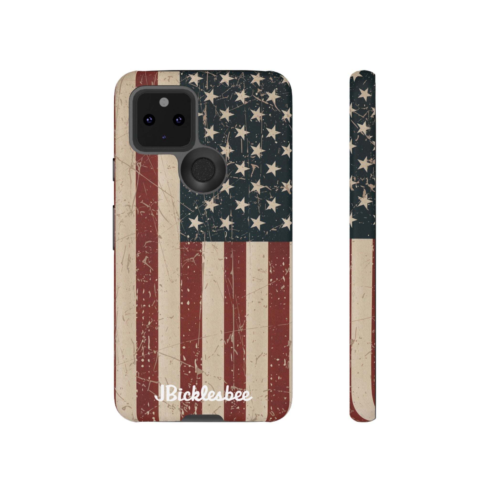 Old Glory American Flag Pixel Tough Case