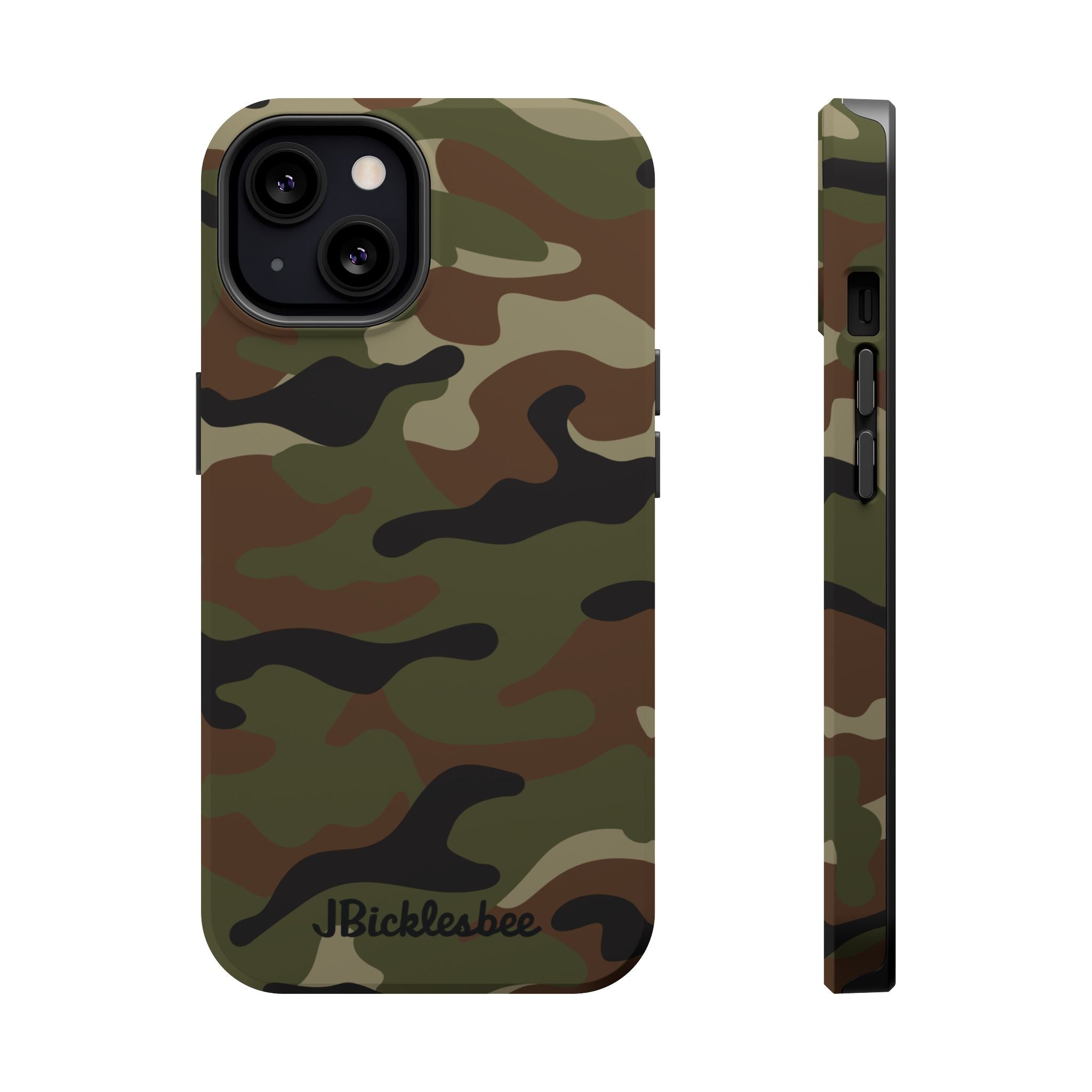 Retro Woodland Recon Camo MagSafe iPhone Tough Case