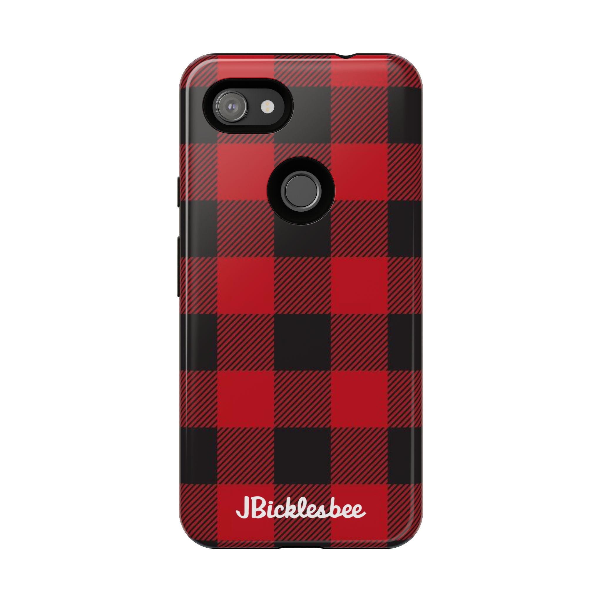 Retro Hunting Plaid Pattern Pixel Tough Case