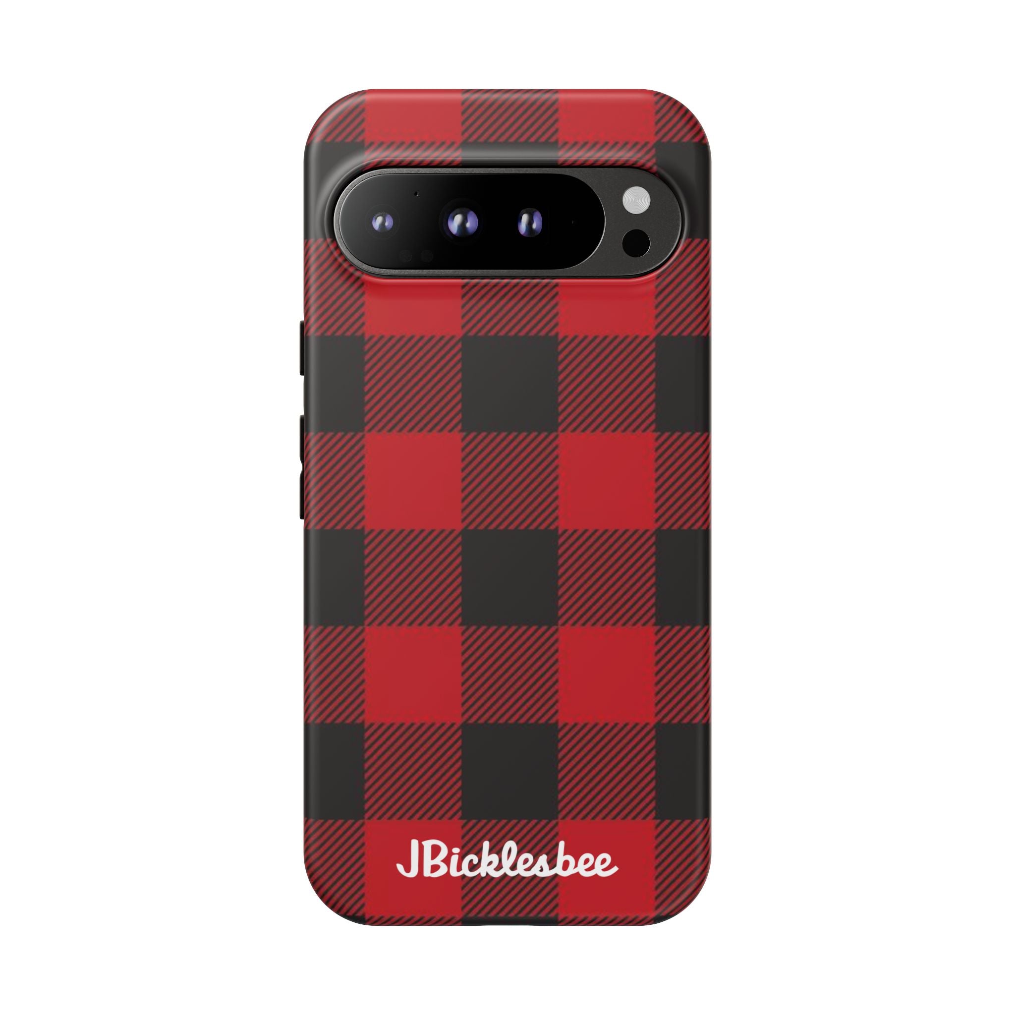Retro Hunting Plaid Pattern Pixel Tough Case
