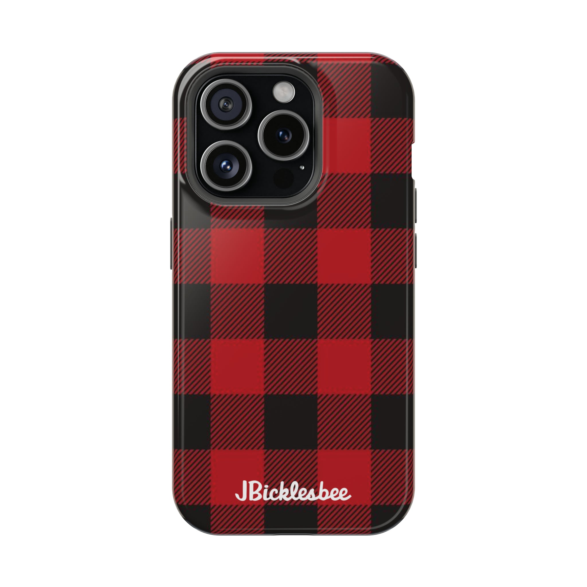 Retro Hunting Plaid Pattern MagSafe iPhone Case