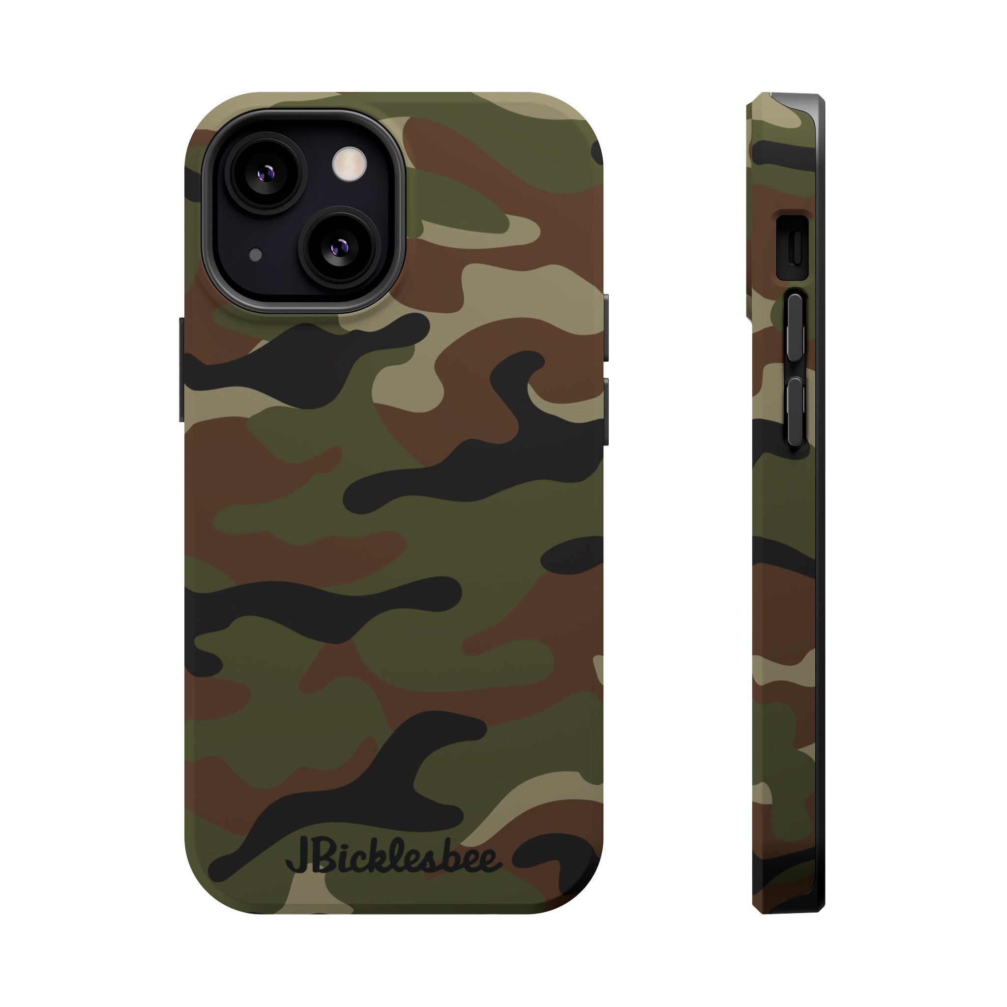 Retro Woodland Recon Camo MagSafe iPhone Tough Case