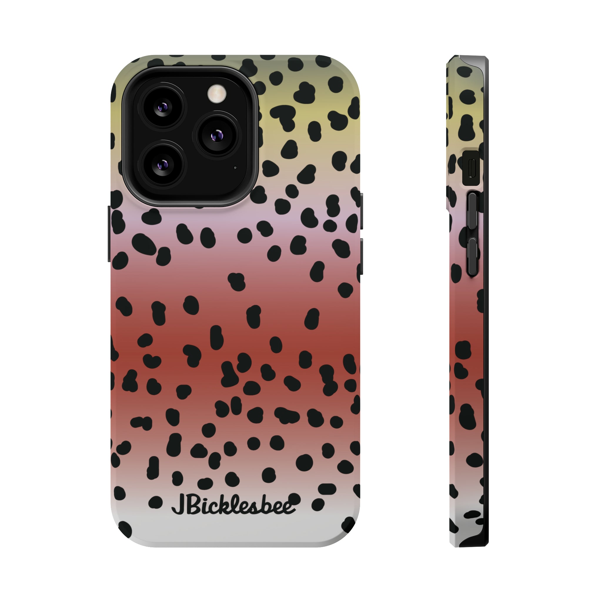 Rainbow Trout Pattern MagSafe iPhone Case