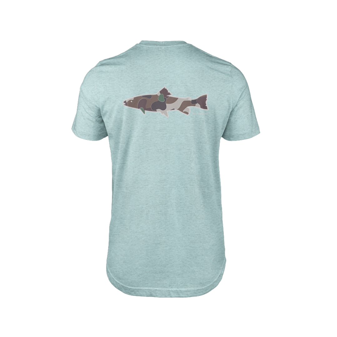 The Tactical Trout T-Shirt aqua green