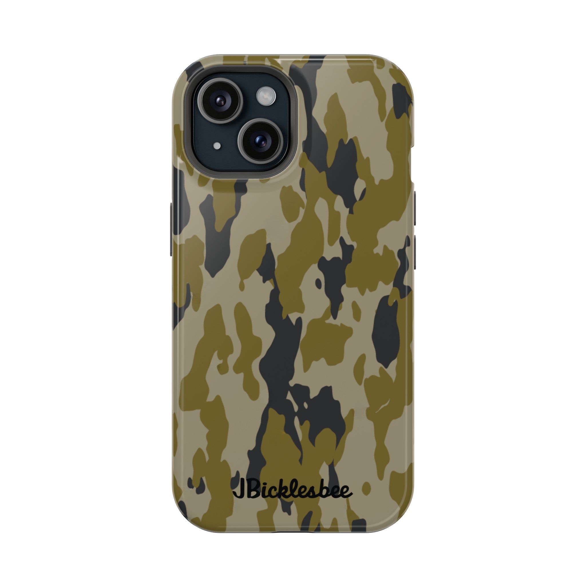 Retro Bark Camo MagSafe Tough iPhone Case