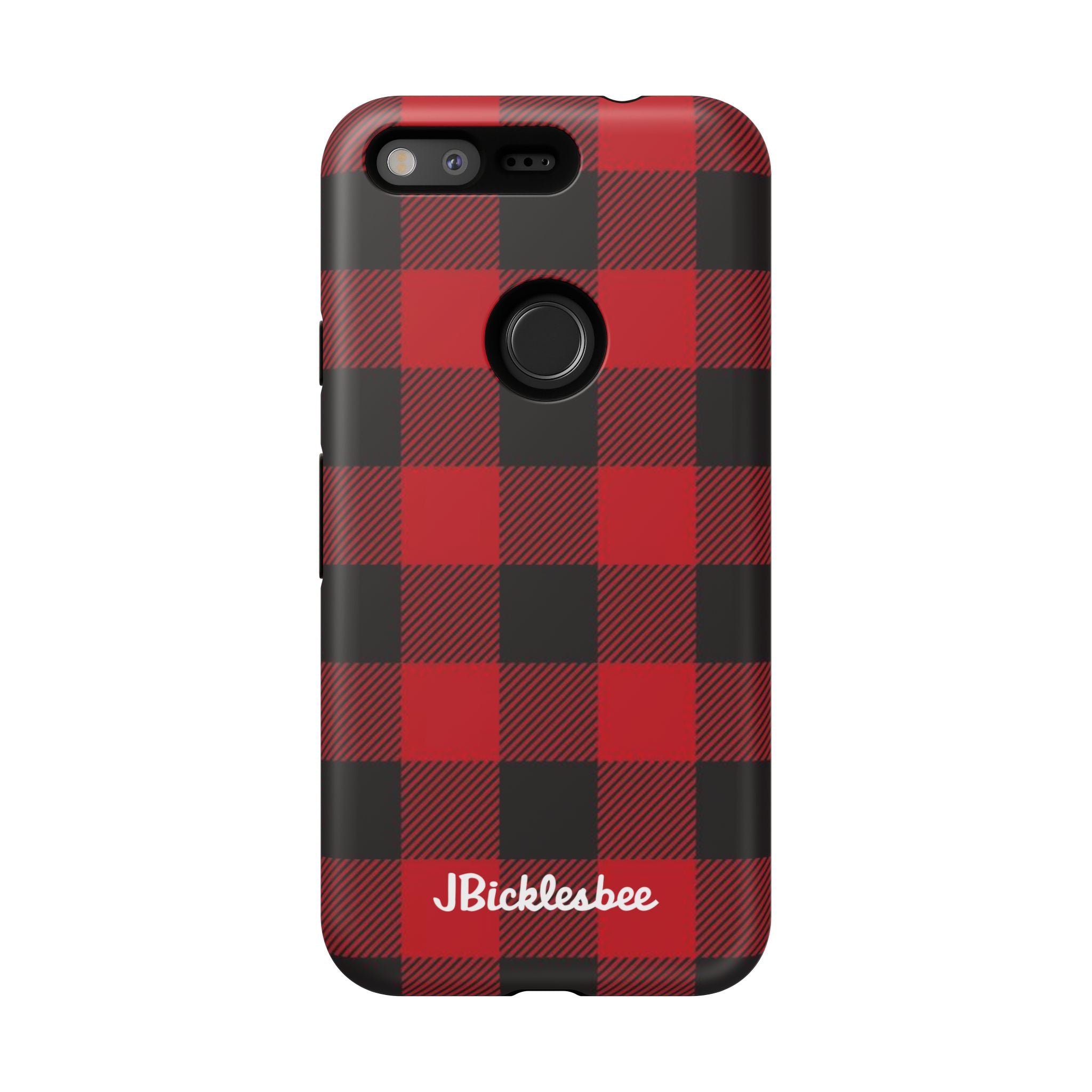 Retro Hunting Plaid Pattern Pixel Tough Case