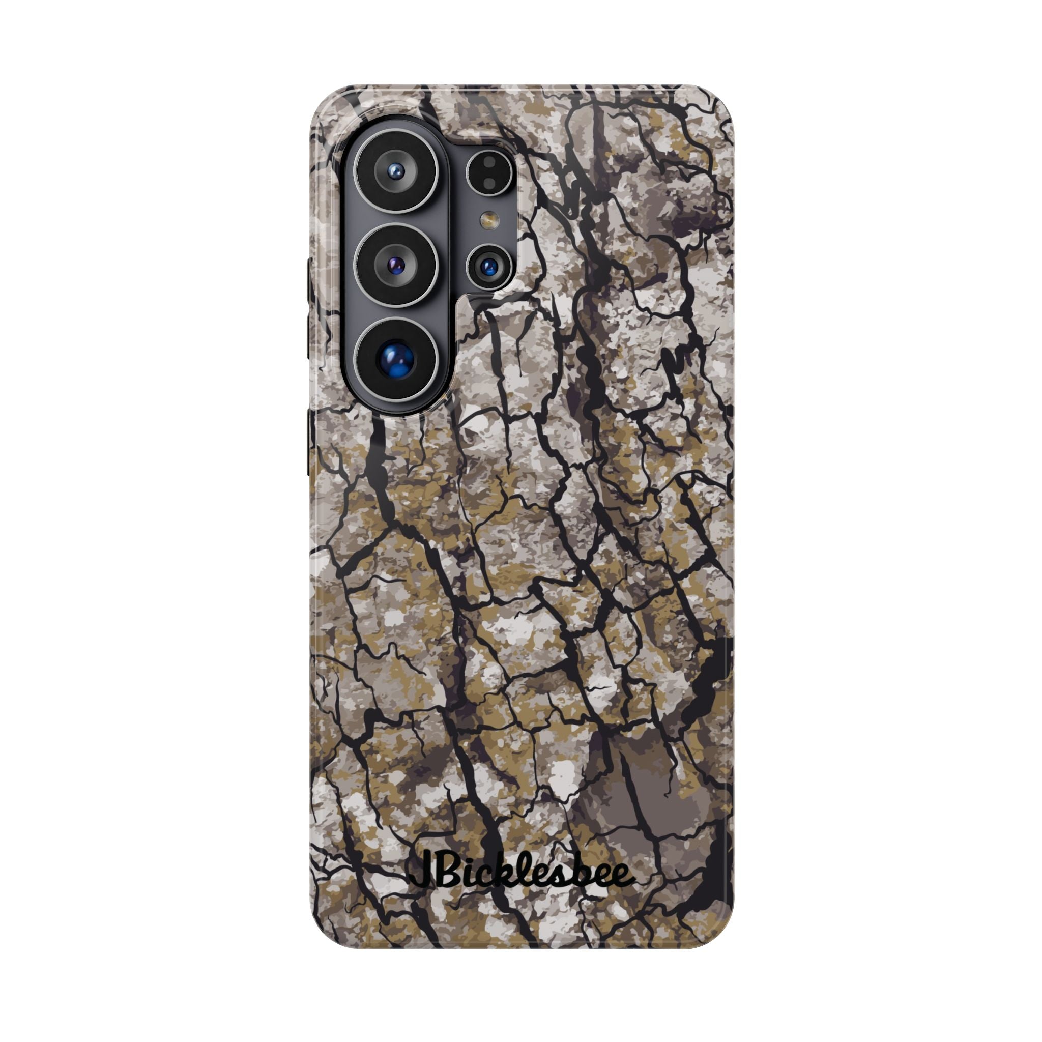 Alpha Tree Bark Camo Samsung Magnetic Tough Case