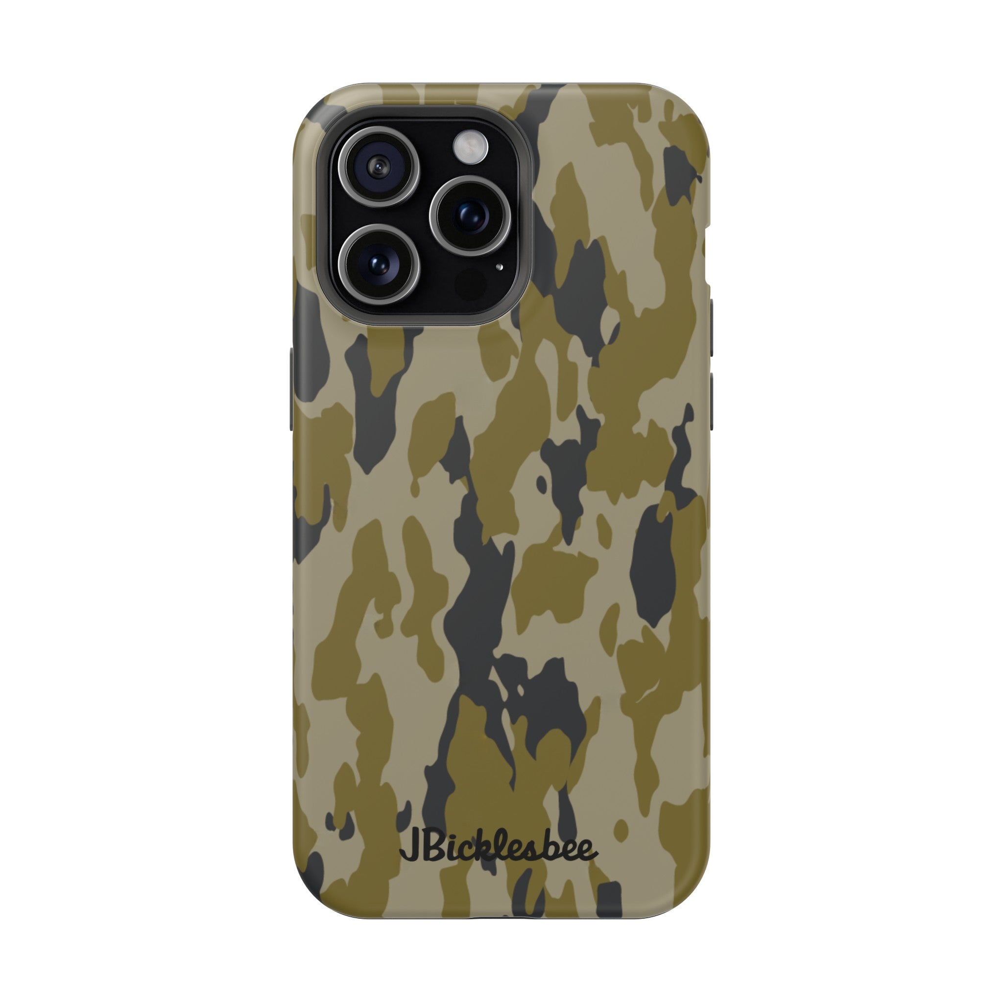 Retro Bark Camo MagSafe Tough iPhone Case