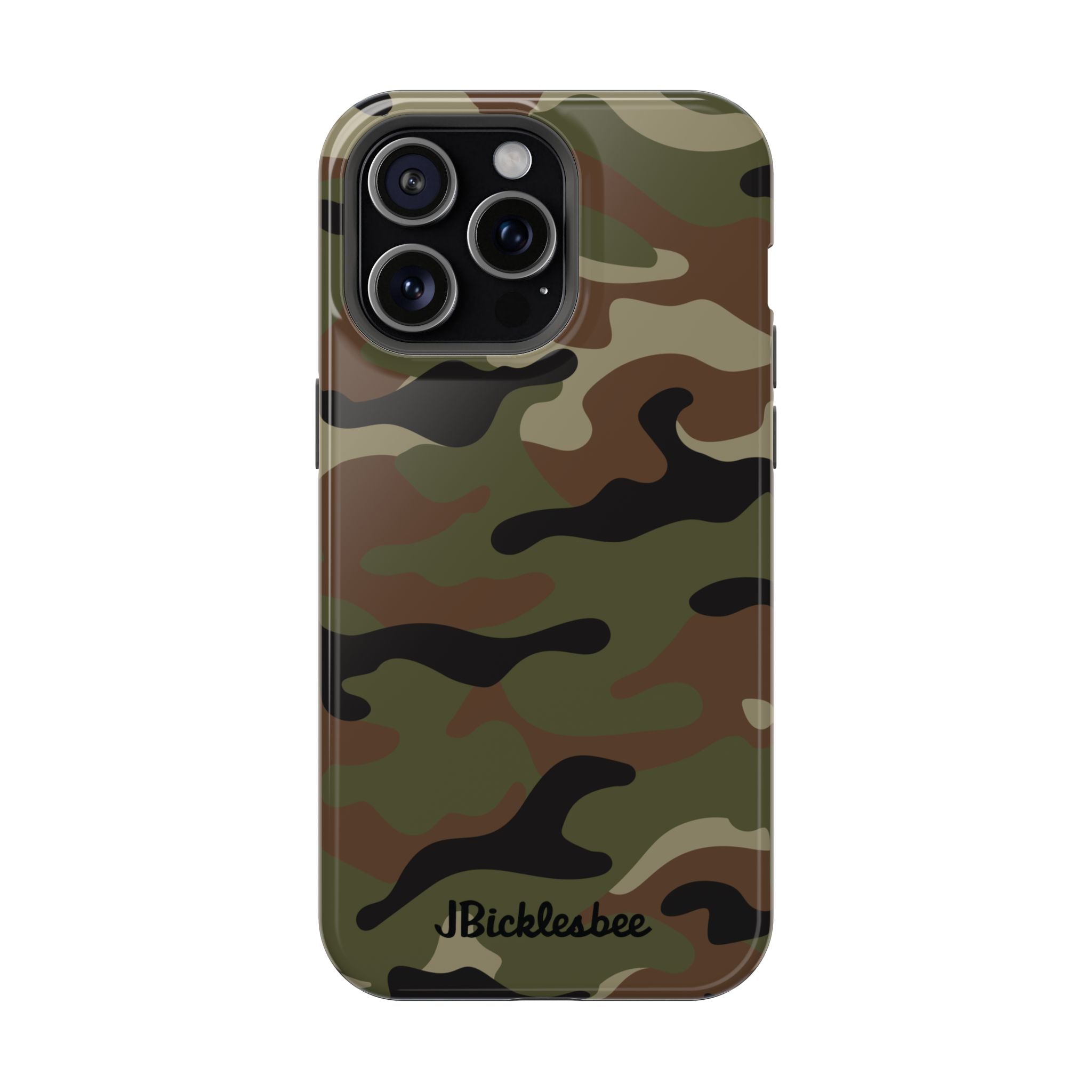Retro Woodland Recon Camo MagSafe iPhone Tough Case