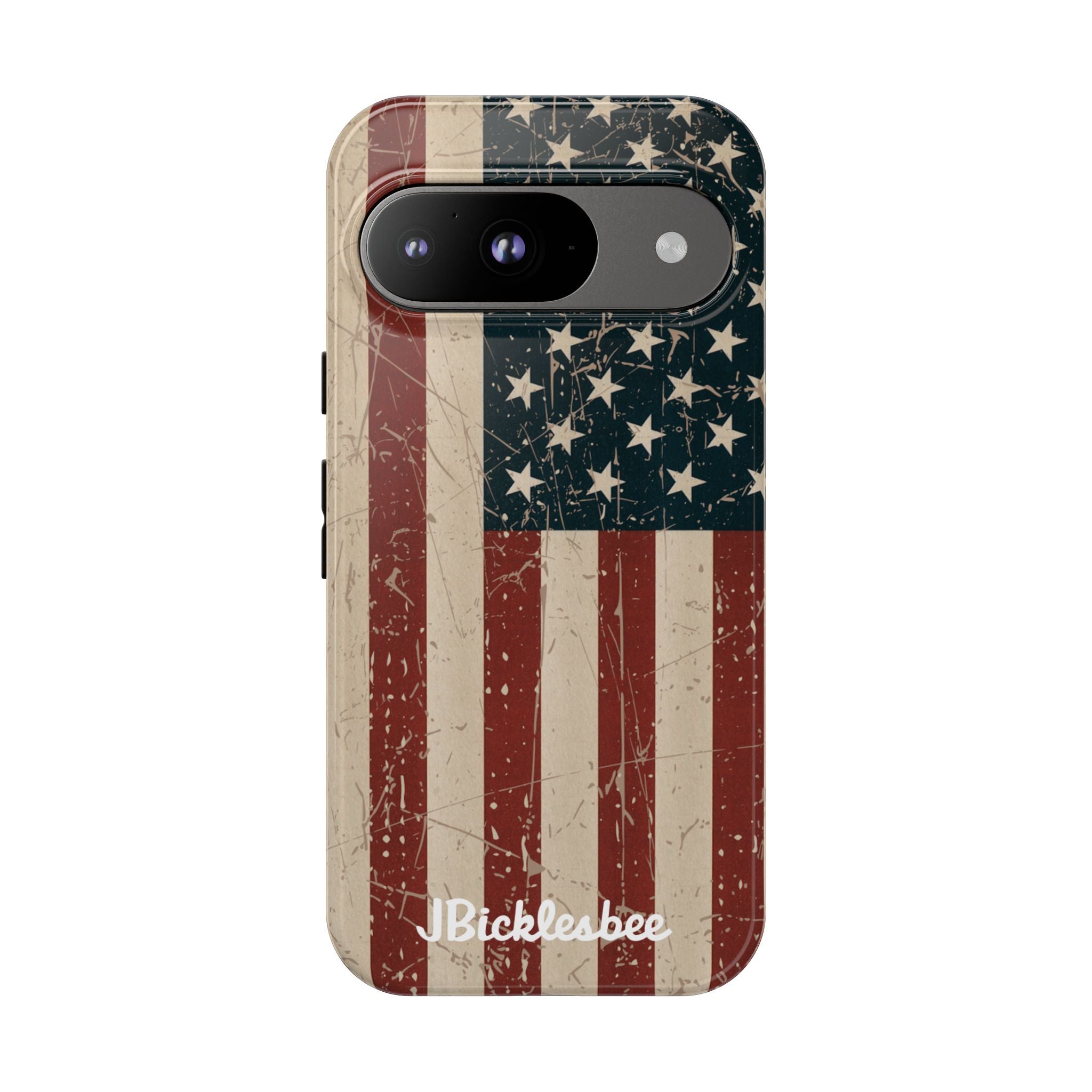 Old Glory American Flag Pixel Tough Case