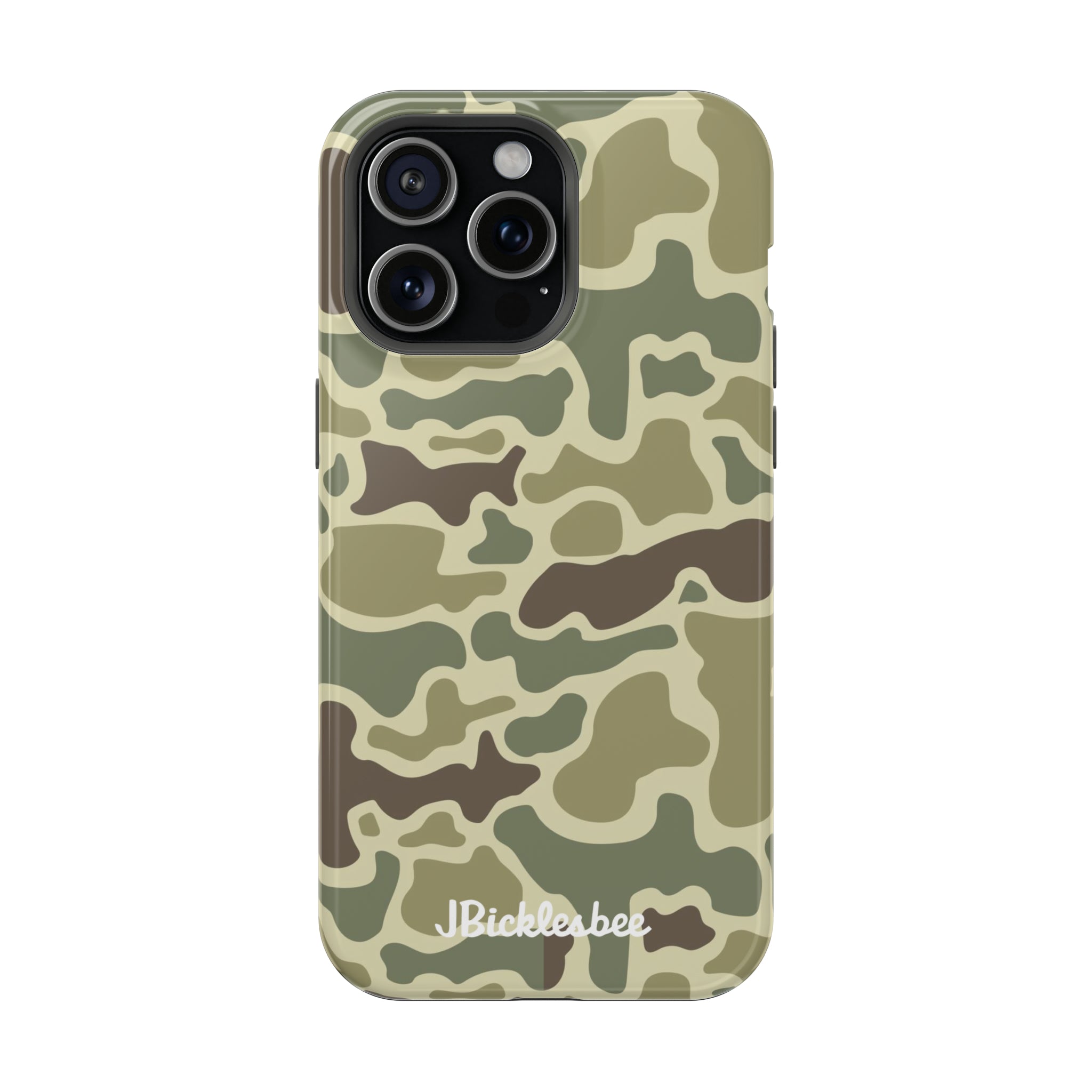 Retro Forest Duck Camo MagSafe iPhone Case