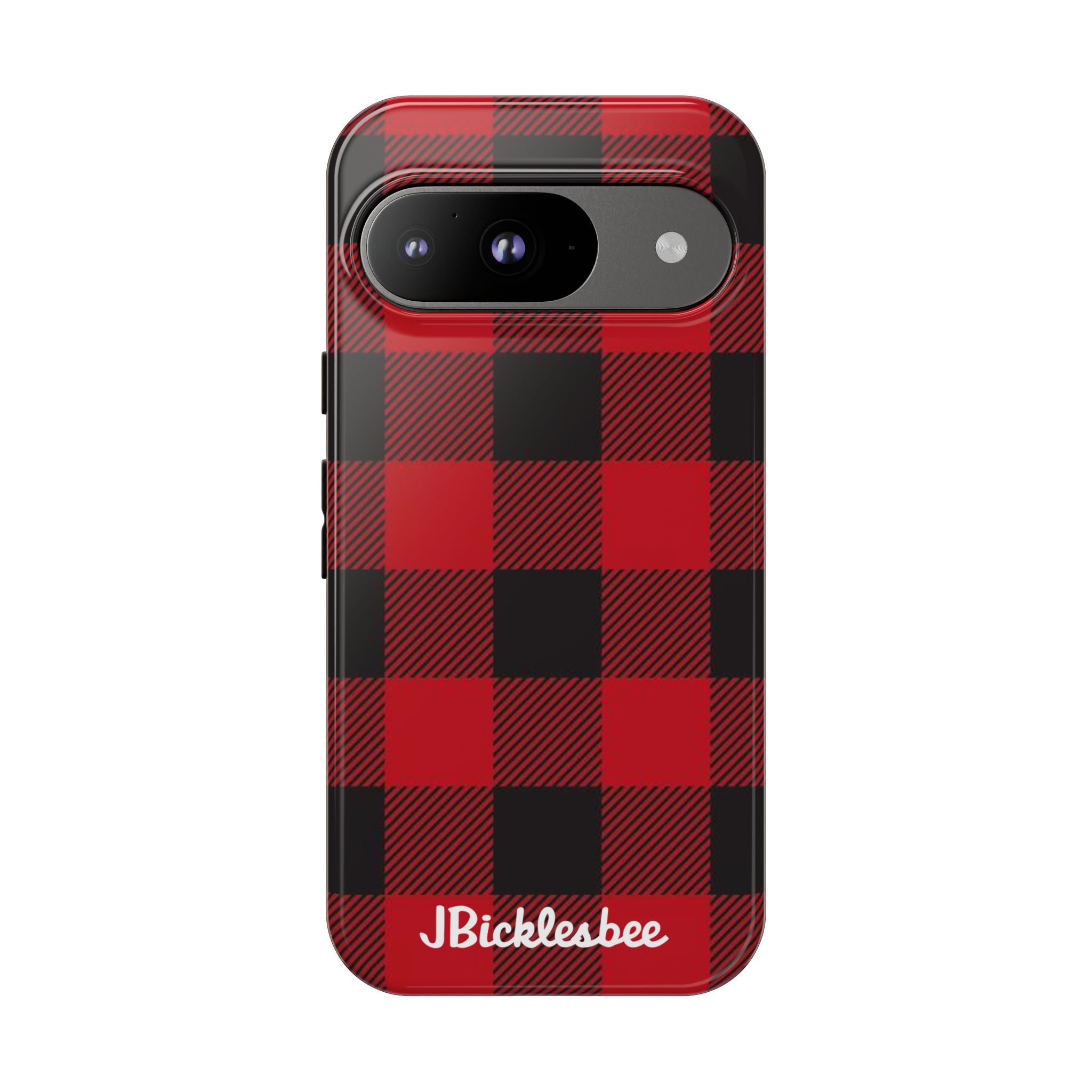 Retro Hunting Plaid Pattern Pixel Tough Case