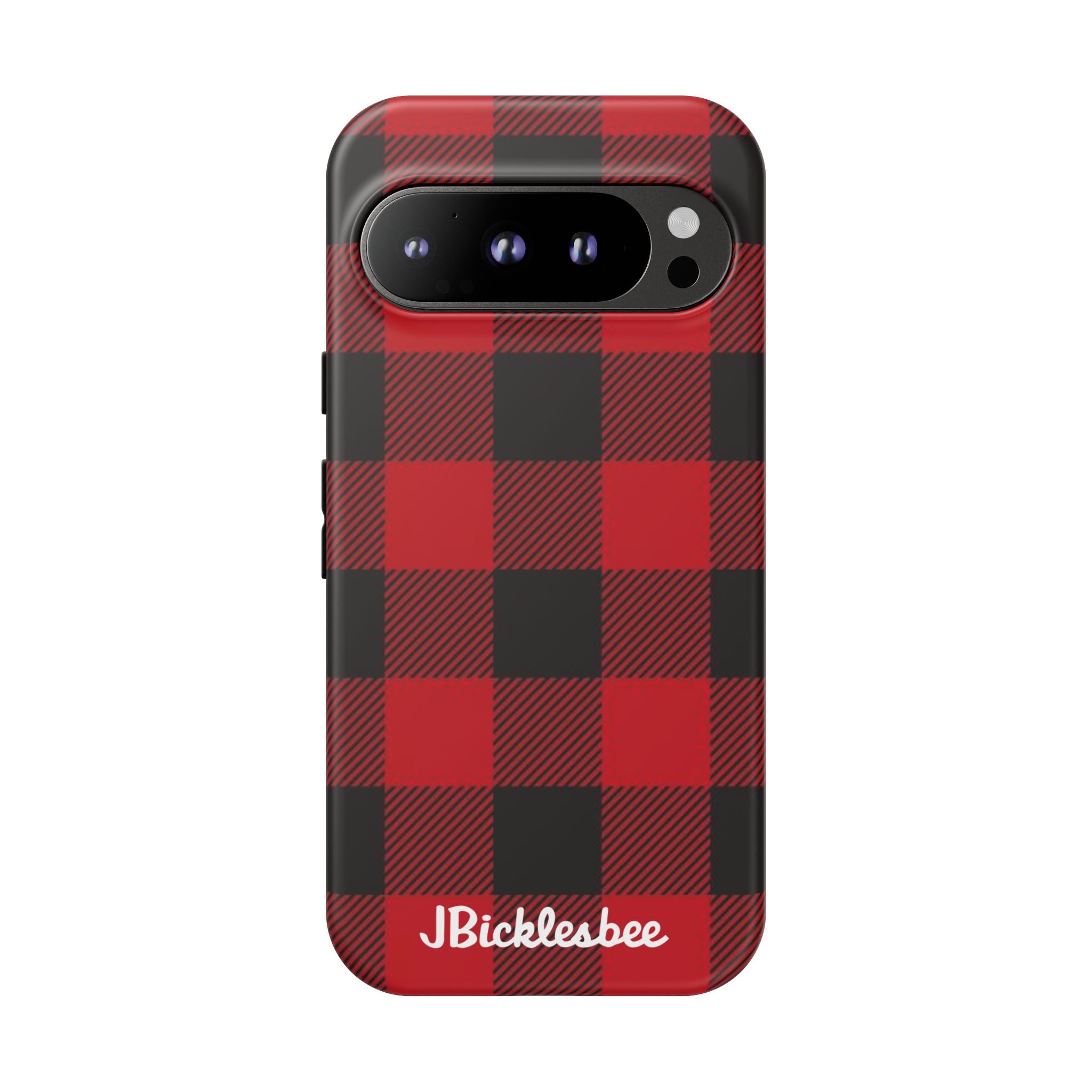 Retro Hunting Plaid Pattern Pixel Tough Case