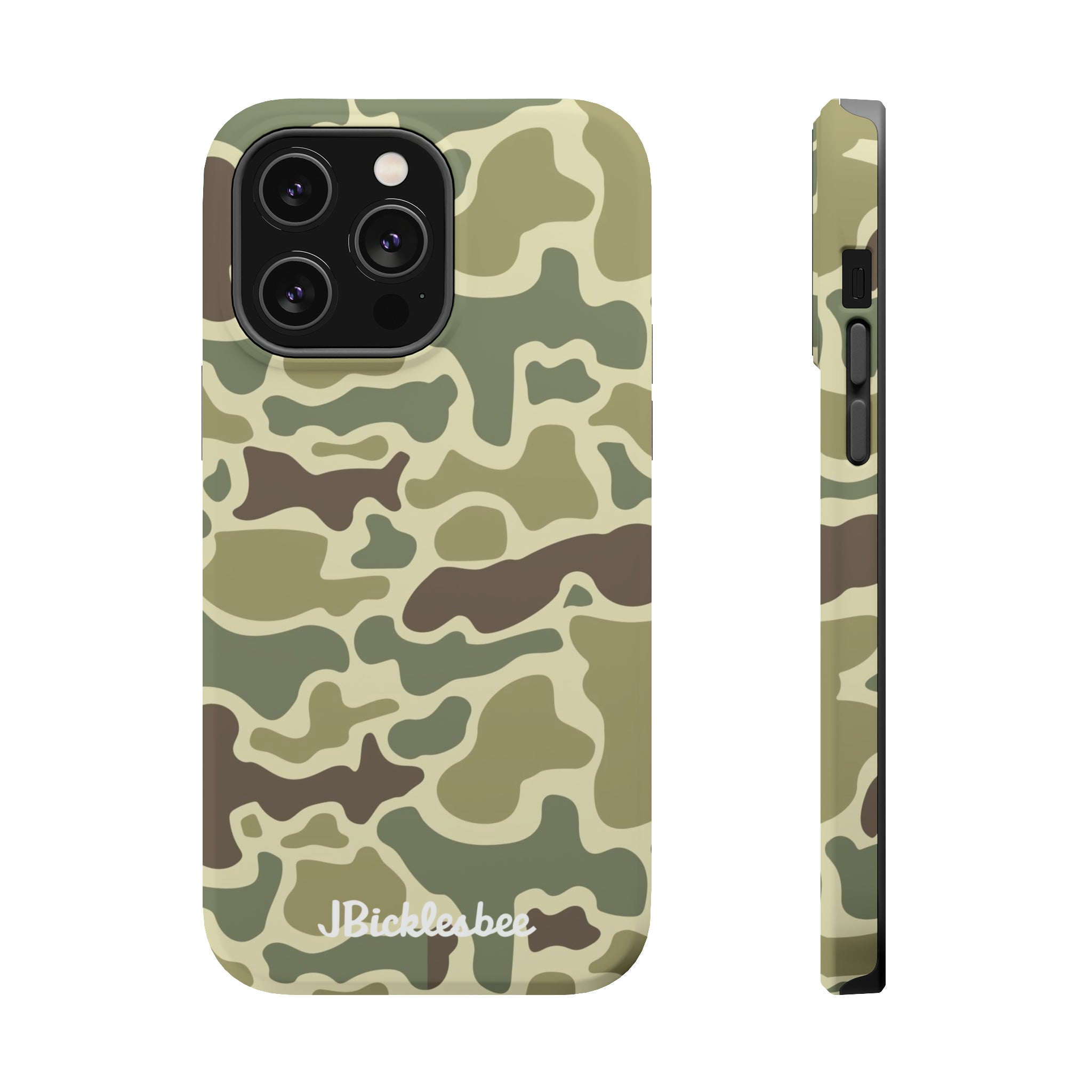 Retro Forest Duck Camo MagSafe iPhone Case