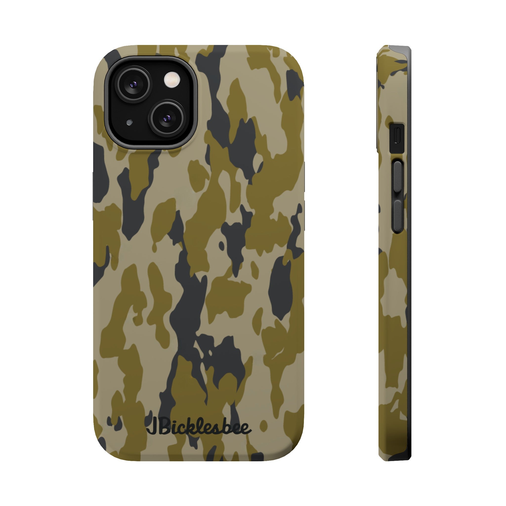 Retro Bark Camo MagSafe Tough iPhone Case