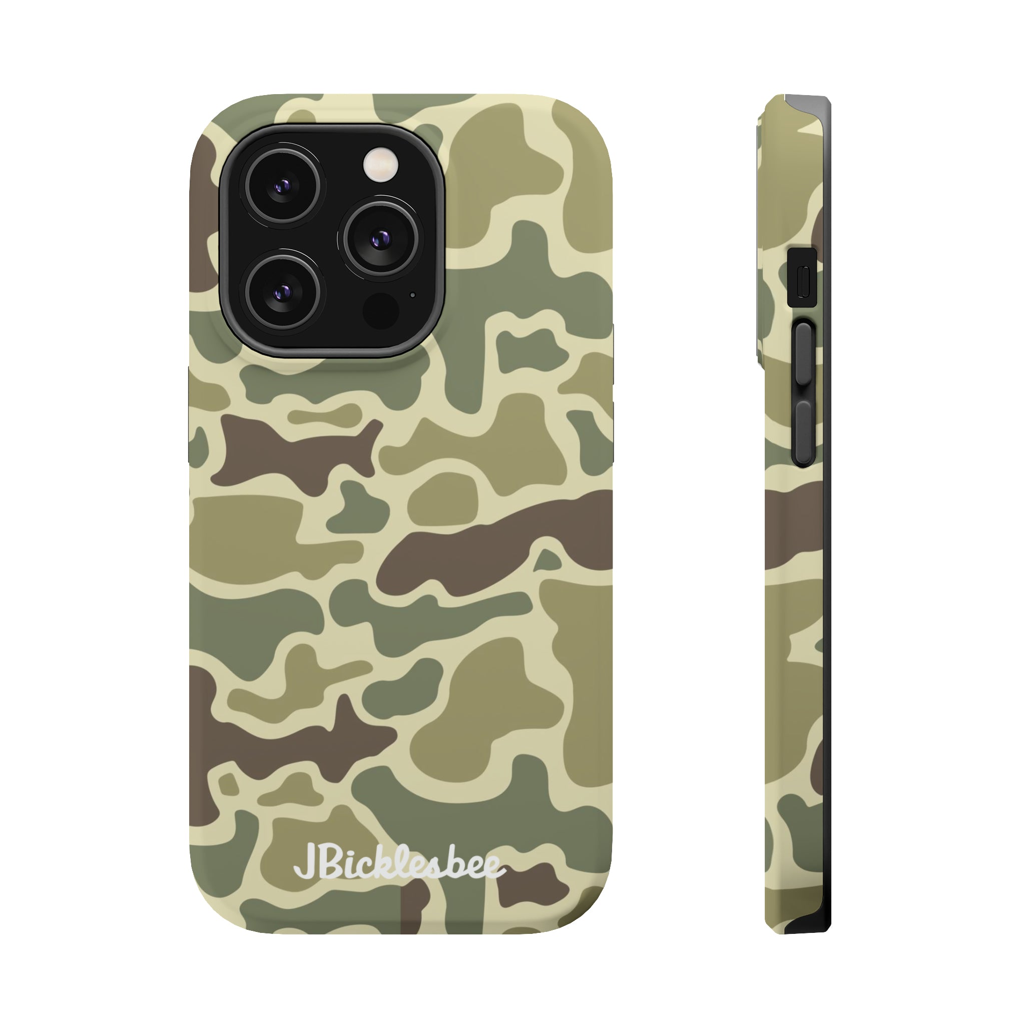 Retro Forest Duck Camo MagSafe iPhone Case