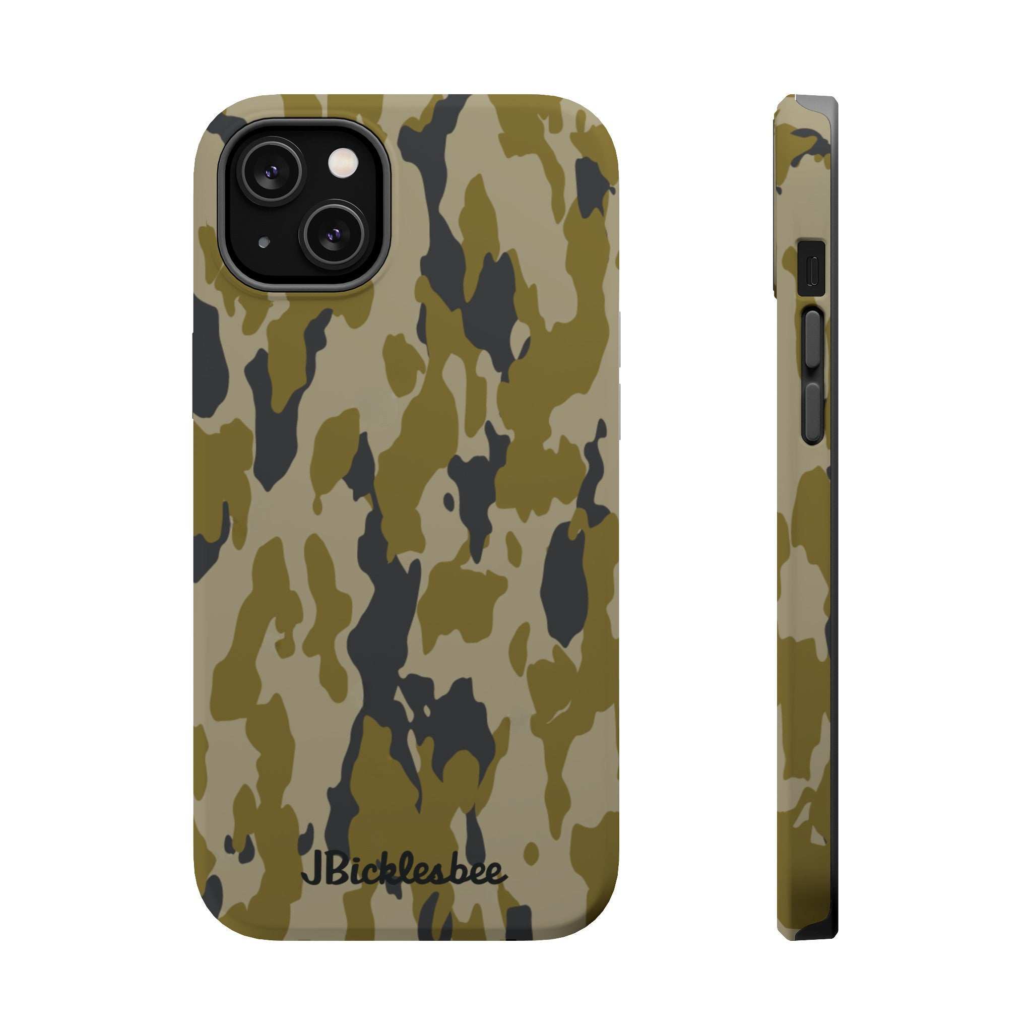 Retro Bark Camo MagSafe Tough iPhone Case