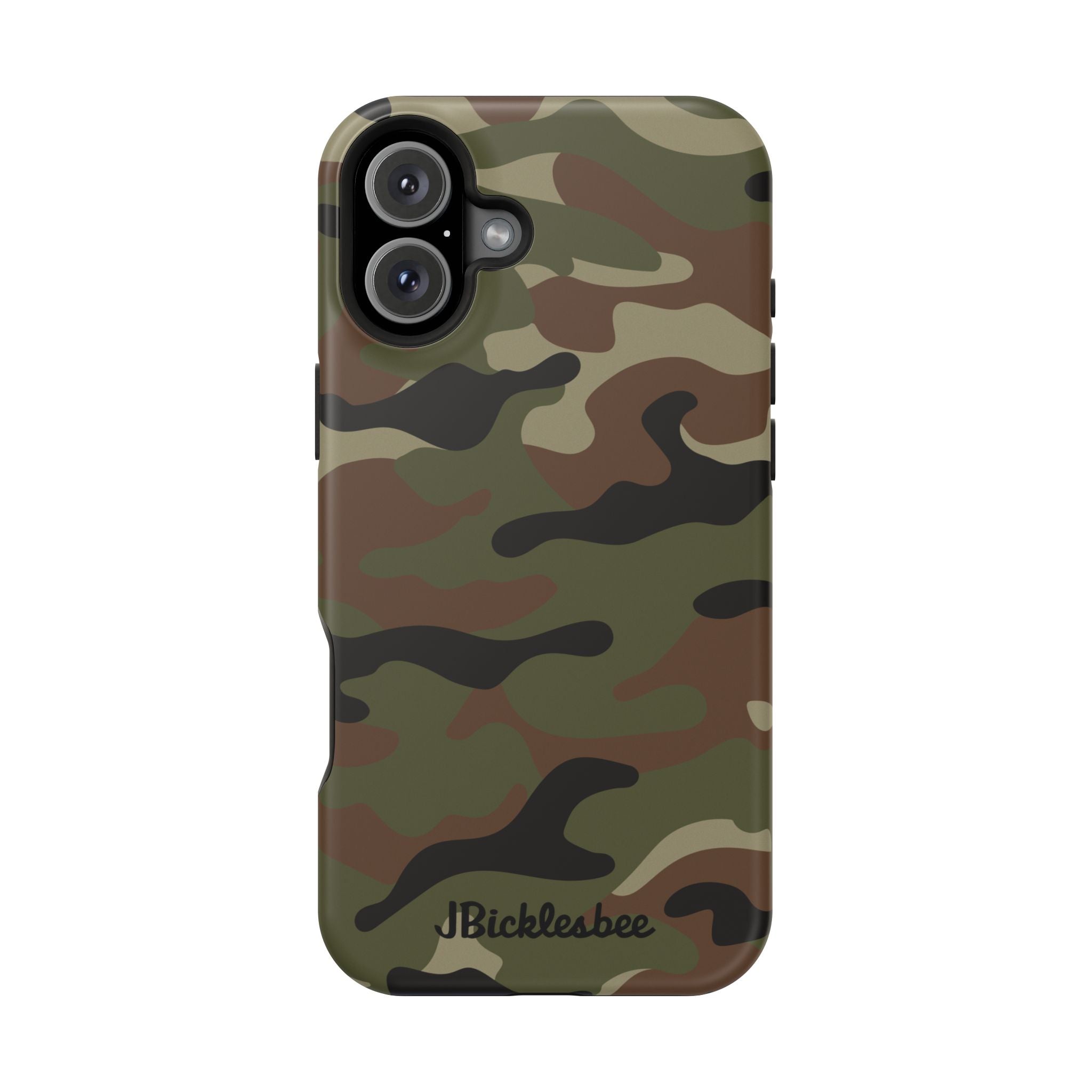 Retro Woodland Recon Camo MagSafe iPhone Tough Case