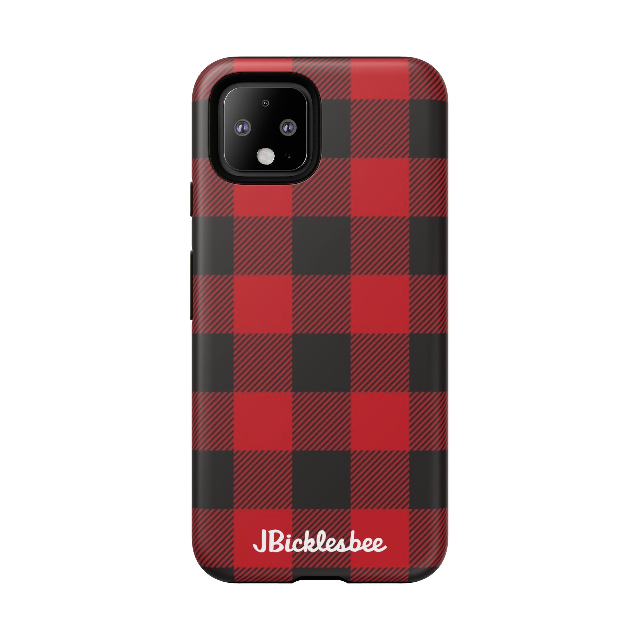 Retro Hunting Plaid Pattern Pixel Tough Case