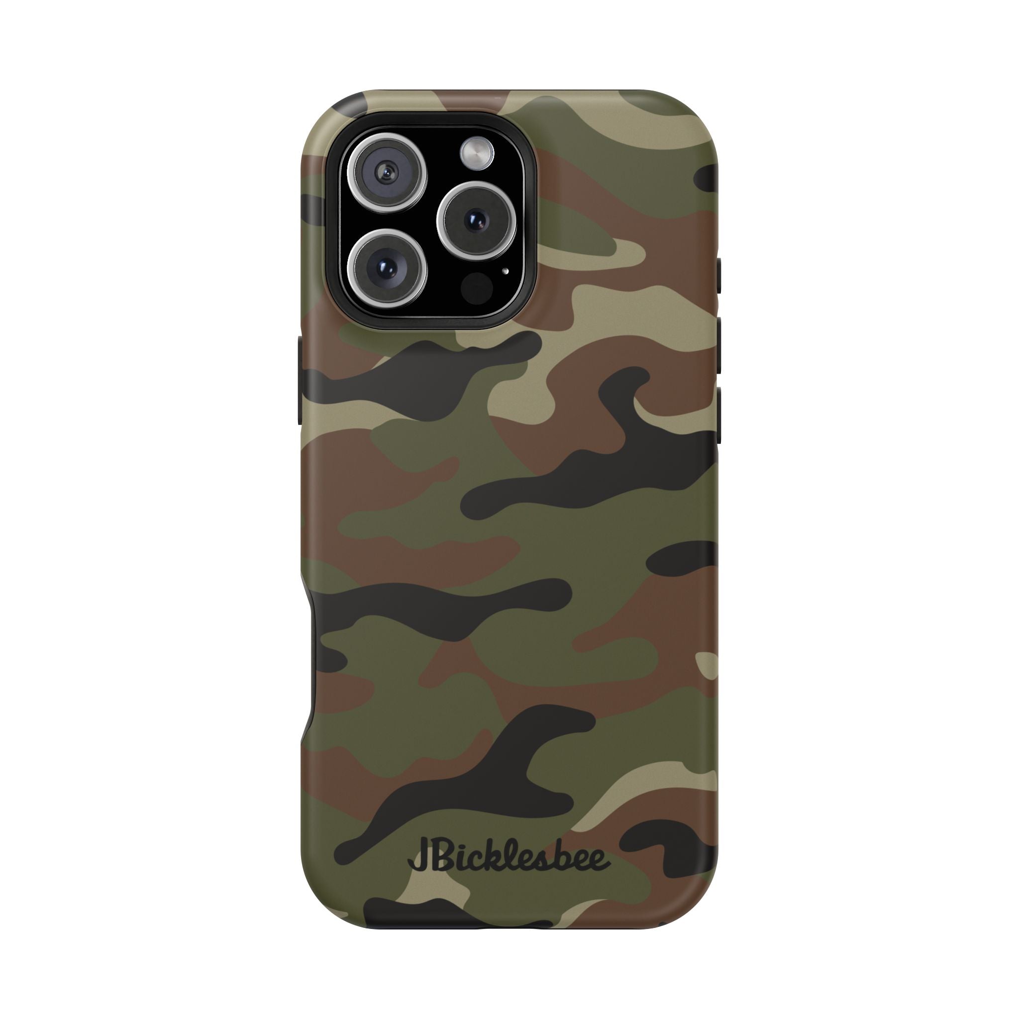 Retro Woodland Recon Camo MagSafe iPhone Tough Case