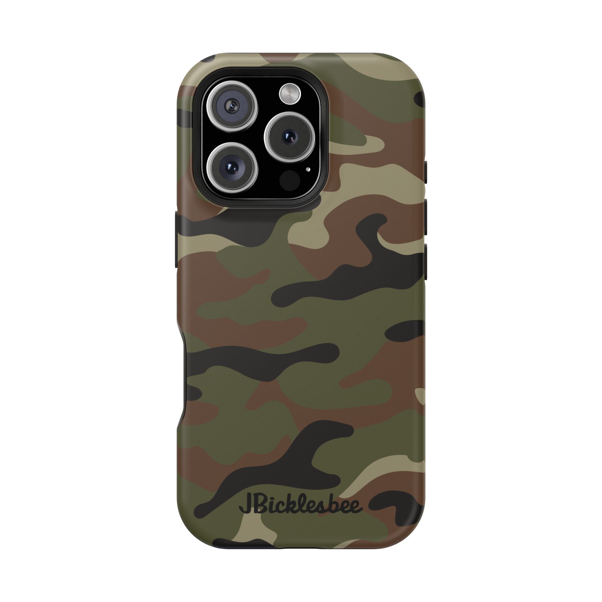Retro Woodland Recon Camo MagSafe iPhone Tough Case