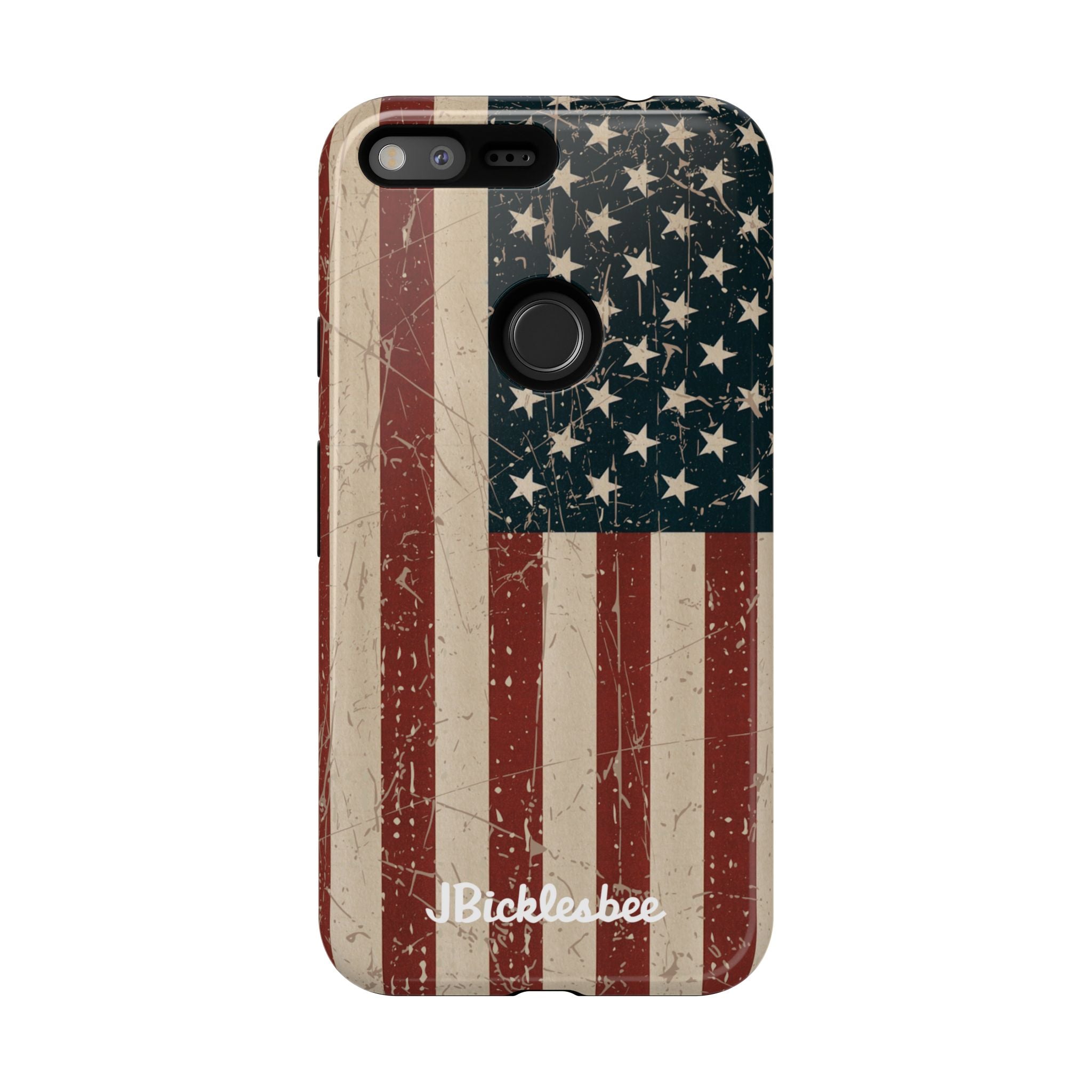 Old Glory American Flag Pixel Tough Case