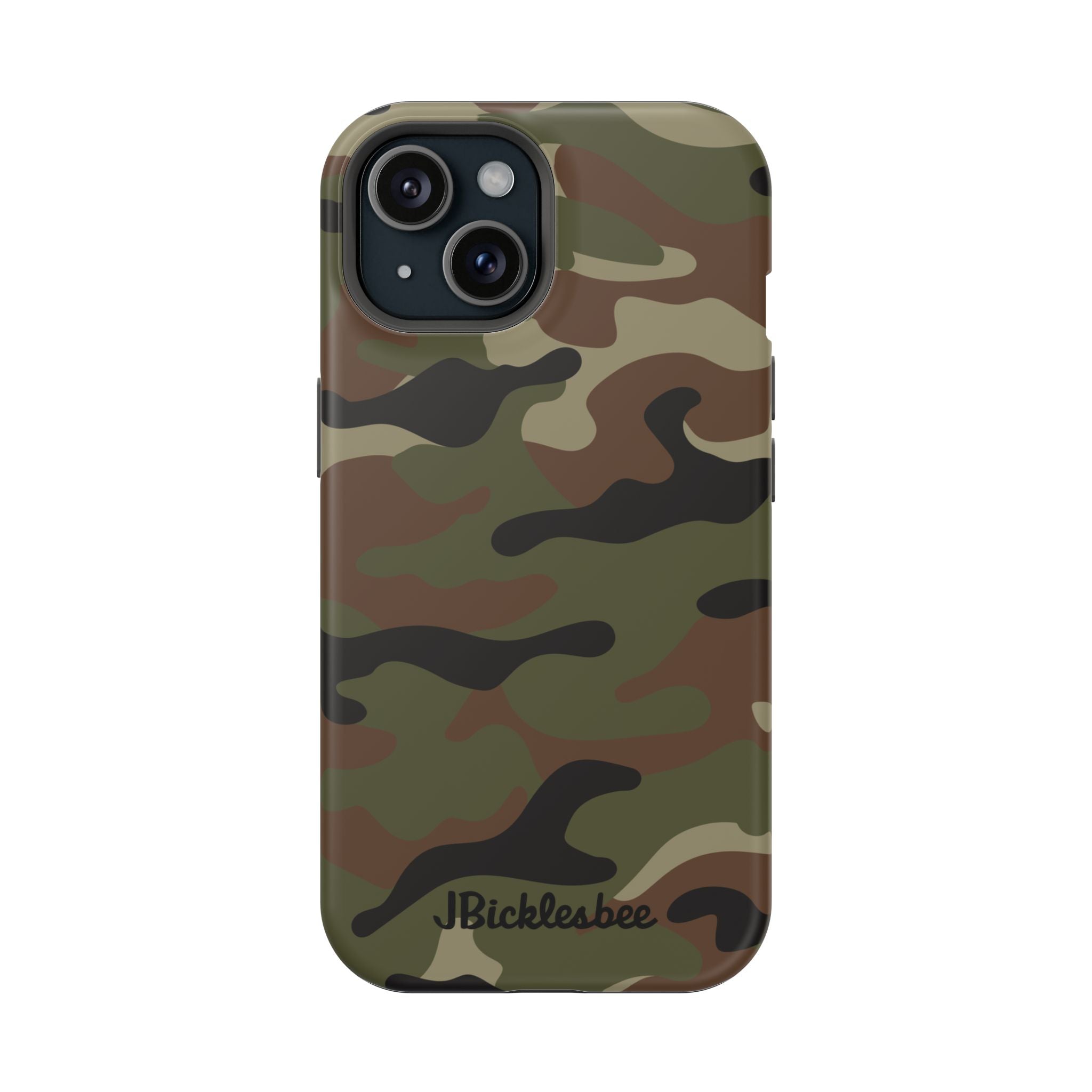 Retro Woodland Recon Camo MagSafe iPhone Tough Case