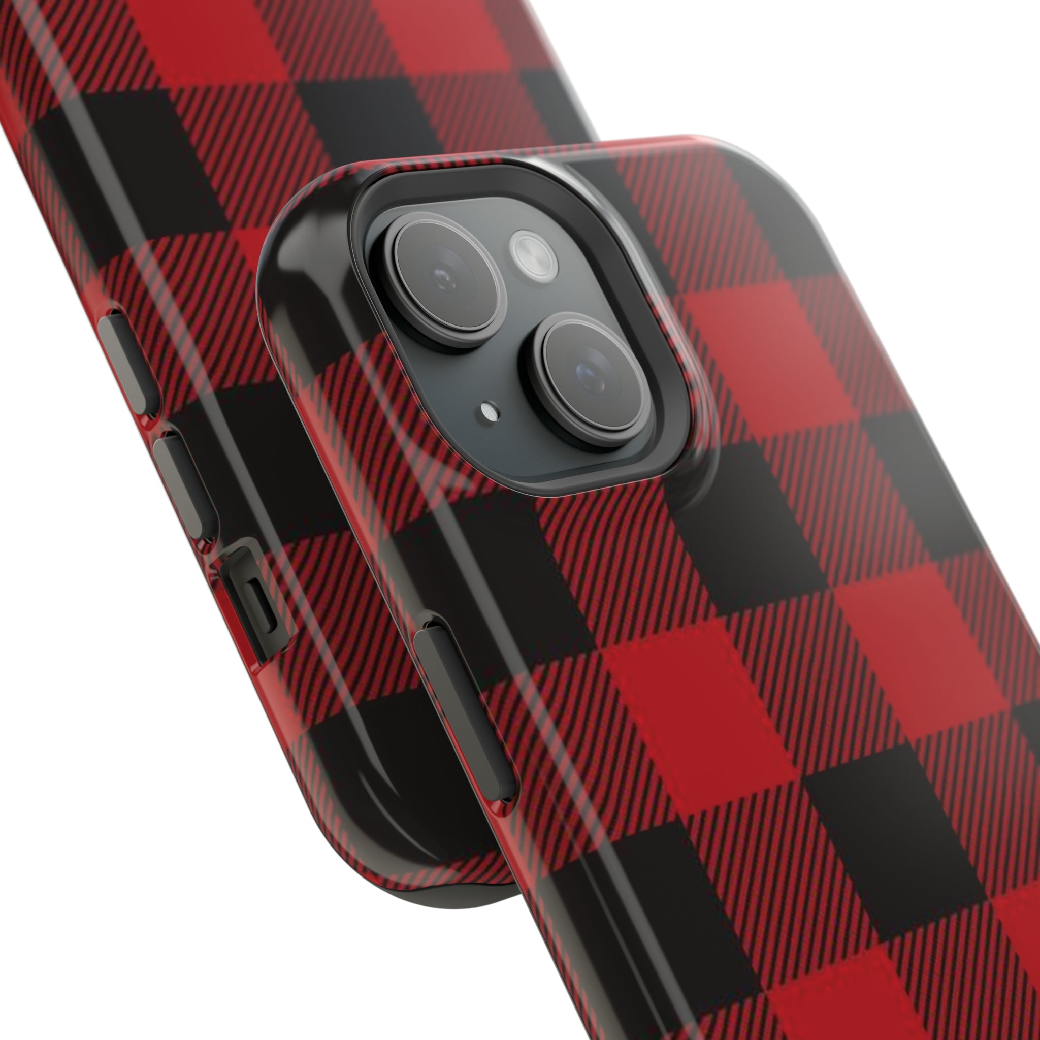 Retro Hunting Plaid Pattern MagSafe iPhone Case