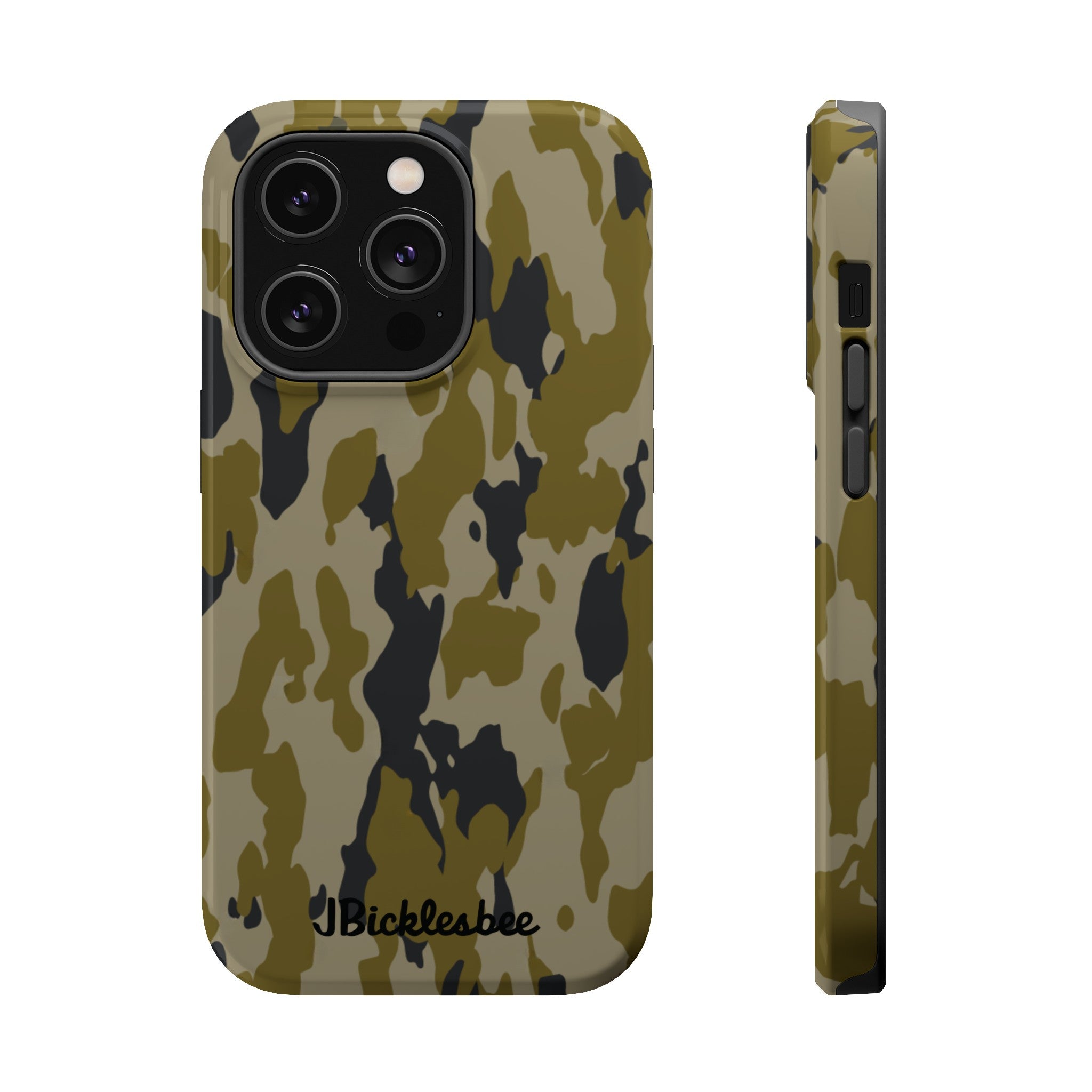 Retro Bark Camo MagSafe Tough iPhone Case