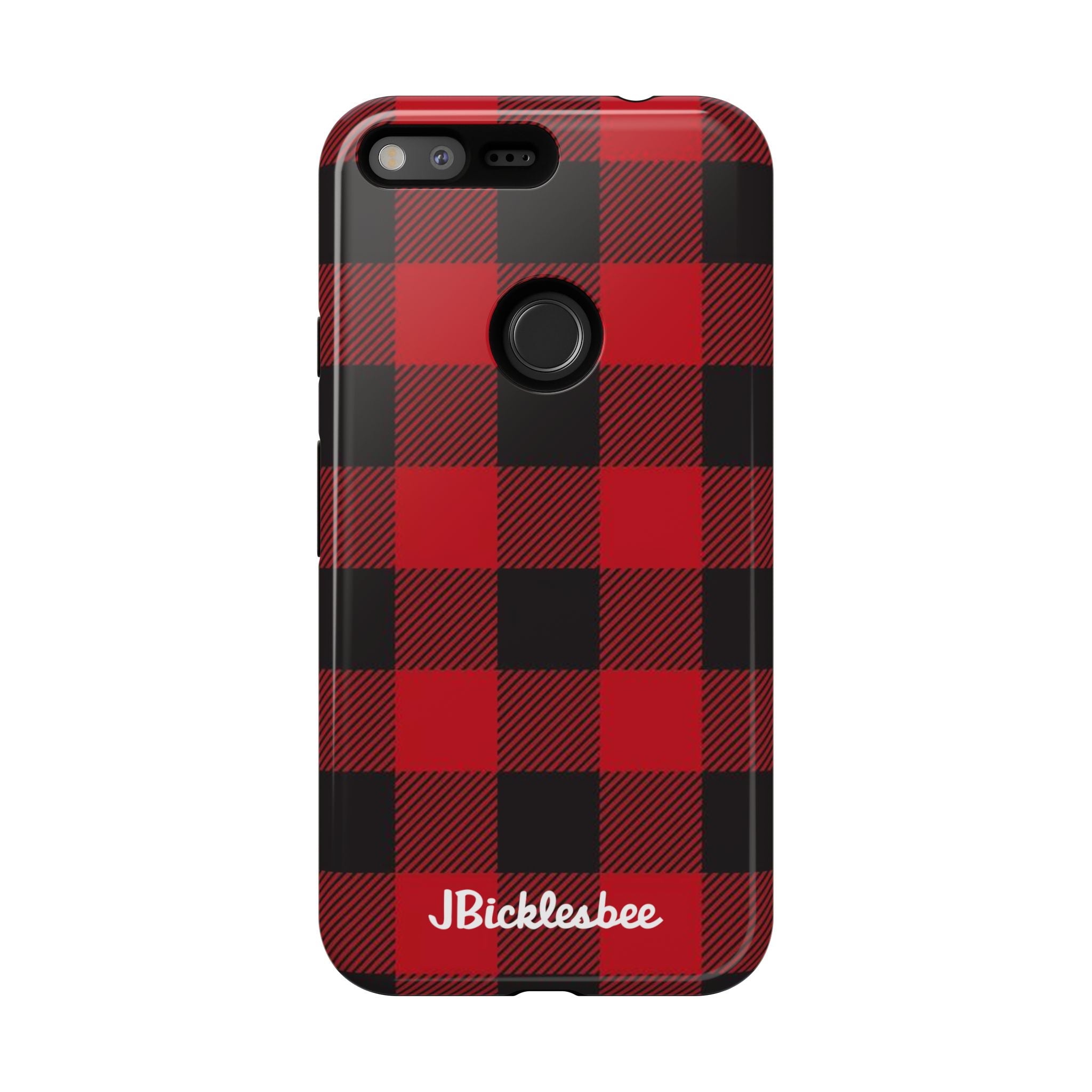 Retro Hunting Plaid Pattern Pixel Tough Case