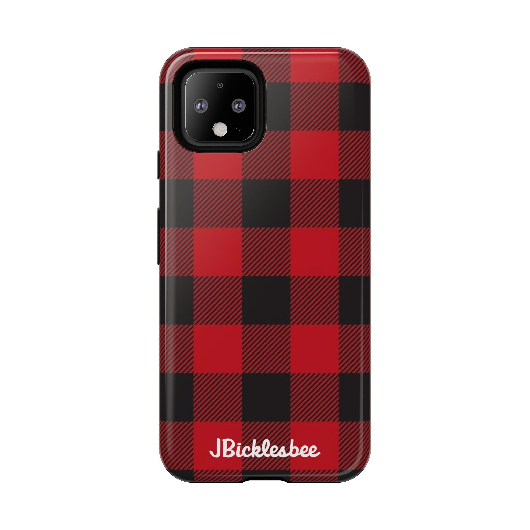 Retro Hunting Plaid Pattern Pixel Tough Case