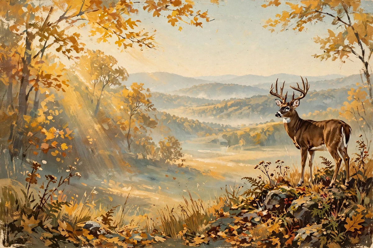 whitetail deer in the forest