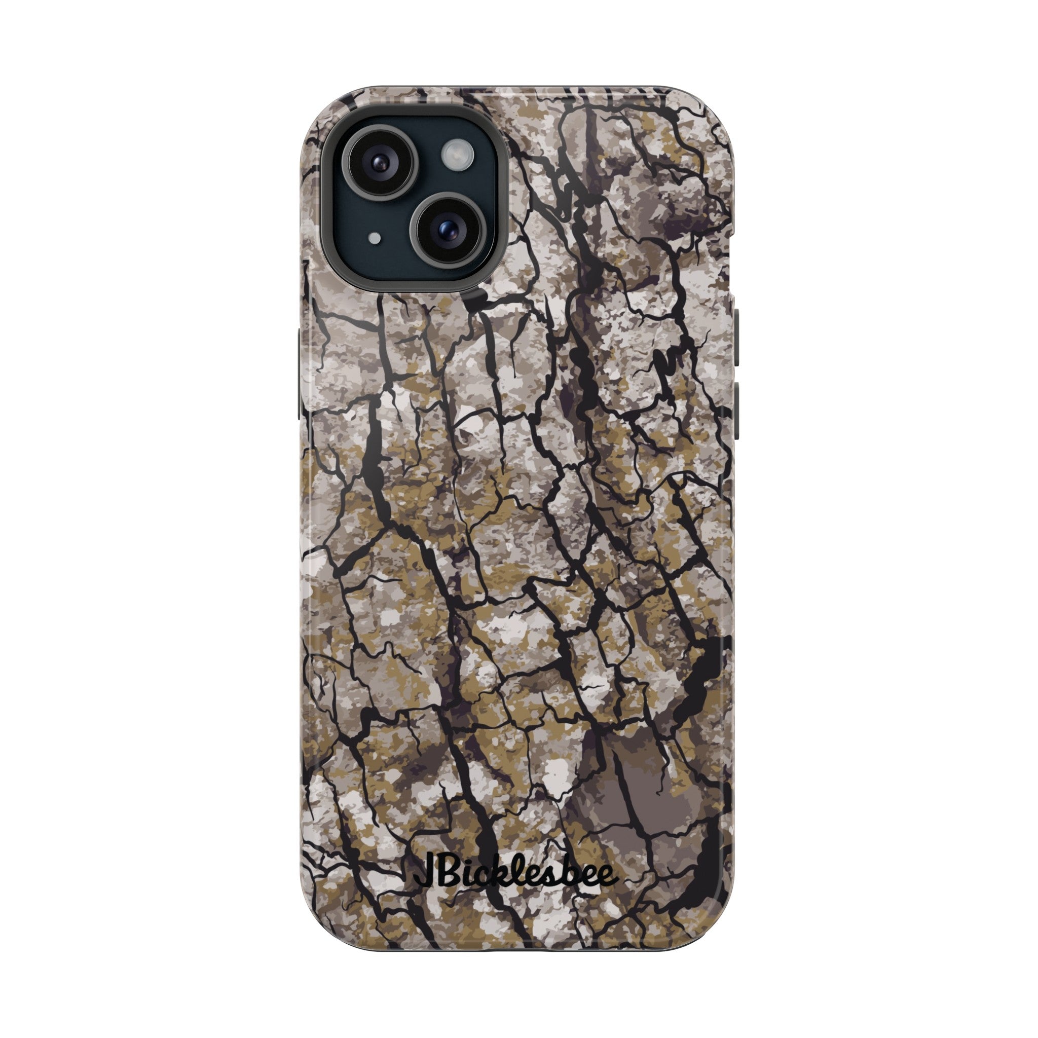 Alpha Tree Bark Camo MagSafe Tough iPhone Case