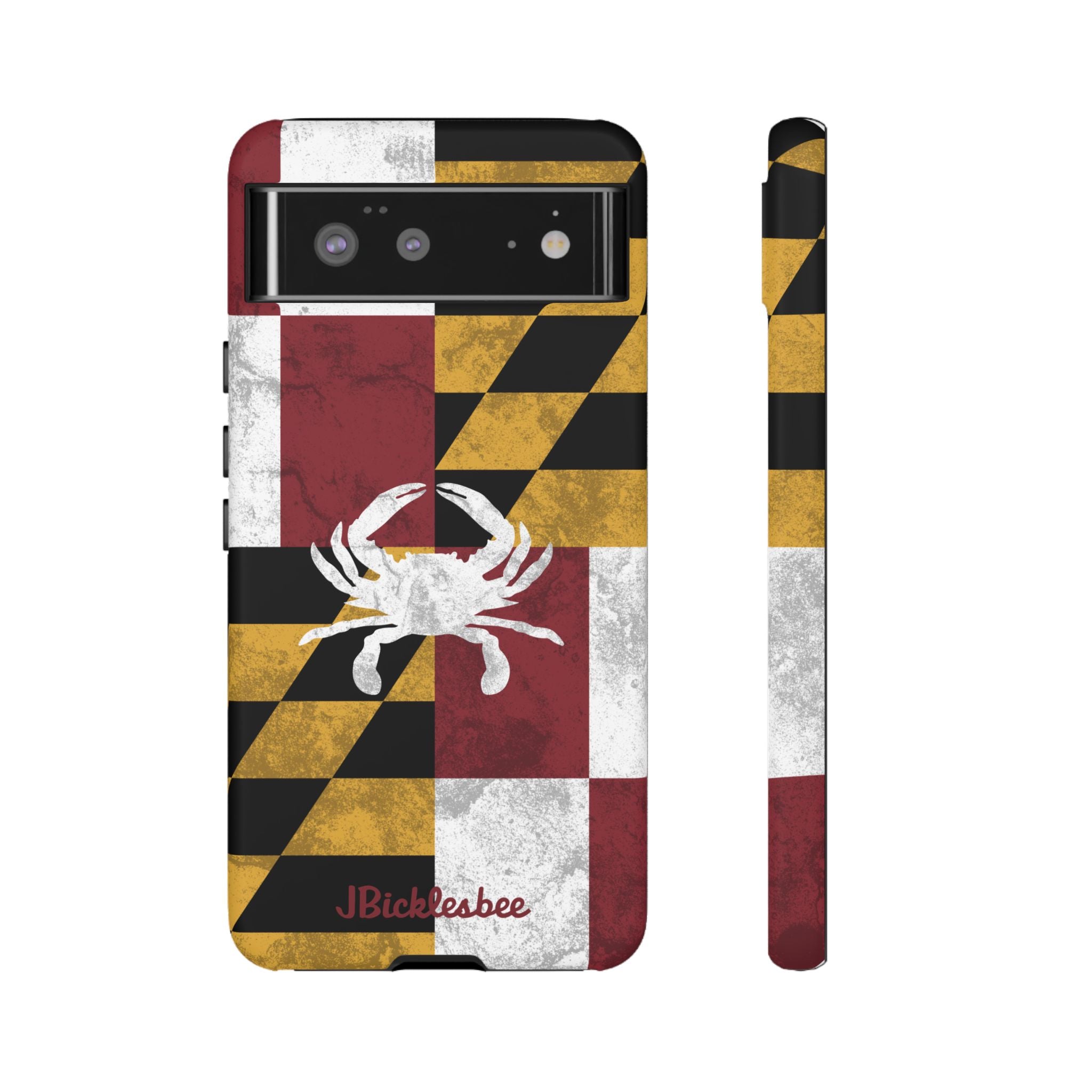 Maryland Flag Crab Pixel Tough Case