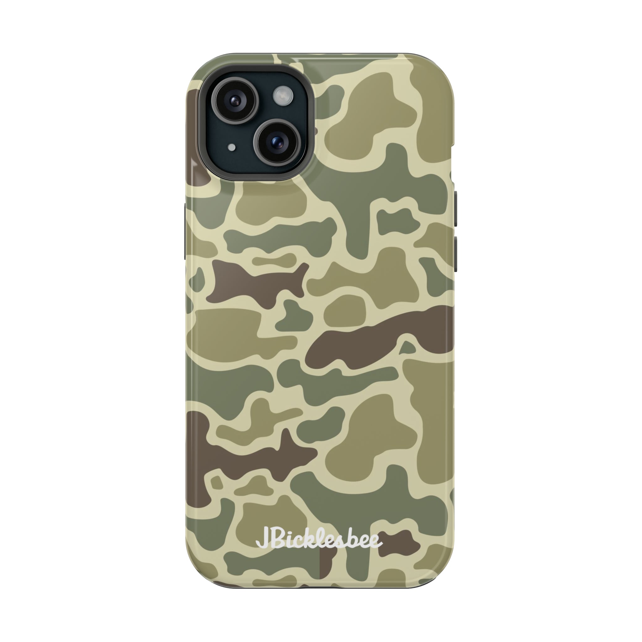 Retro Forest Duck Camo MagSafe iPhone Case