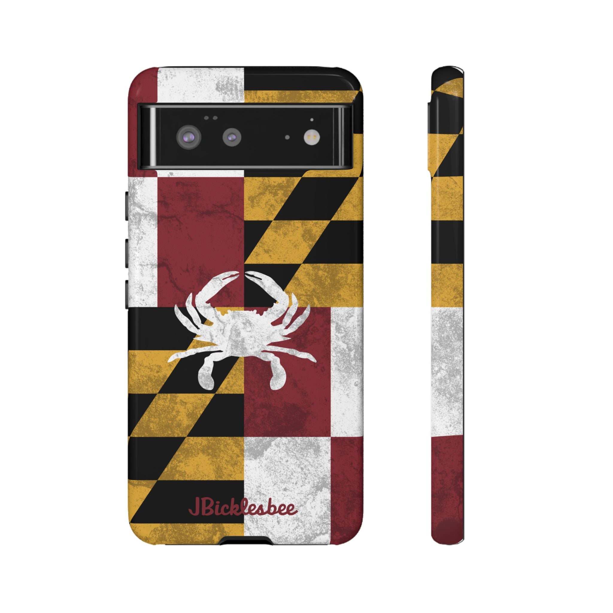 Maryland Flag Crab Pixel Tough Case