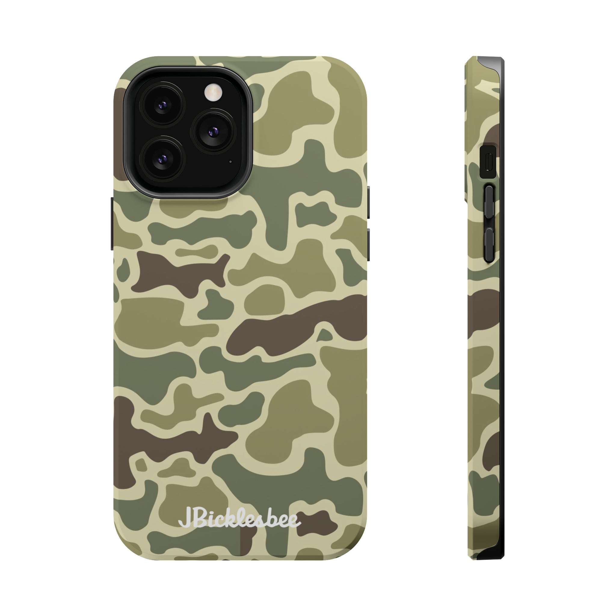 Retro Forest Duck Camo MagSafe iPhone Case