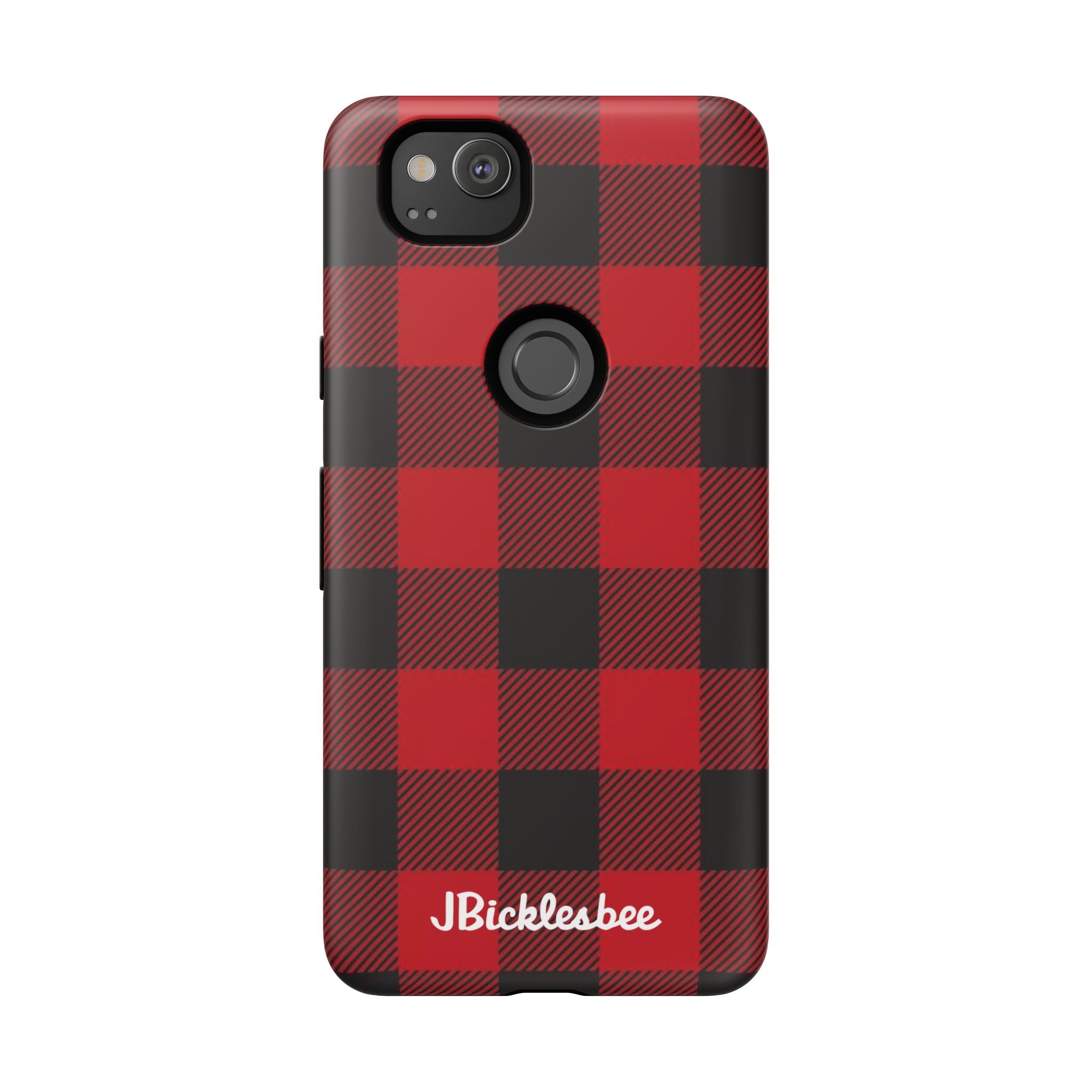 Retro Hunting Plaid Pattern Pixel Tough Case